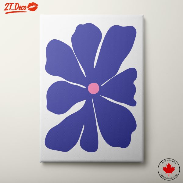Stylized Flower Art with Vibrant Colors