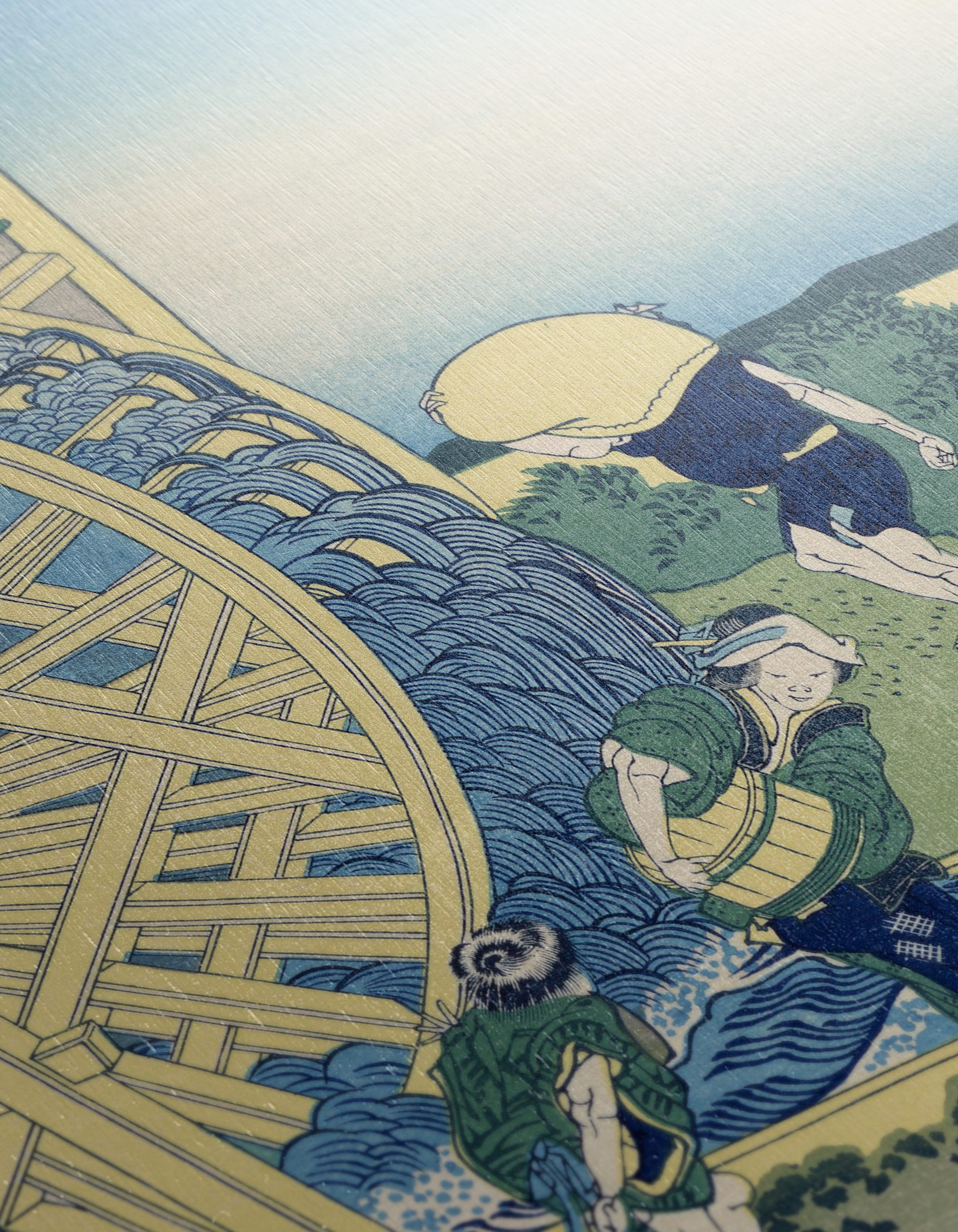 Traditional Japanese Water Mill with Mount Fuji - Image 12