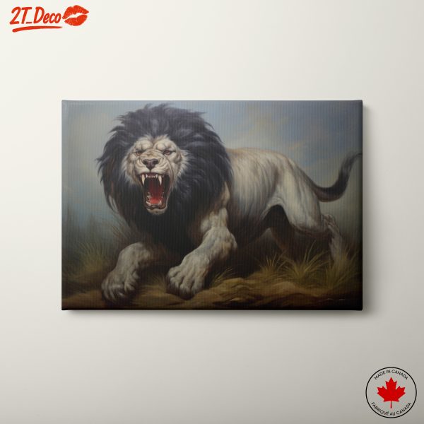 Majestic Lion Realistic Art