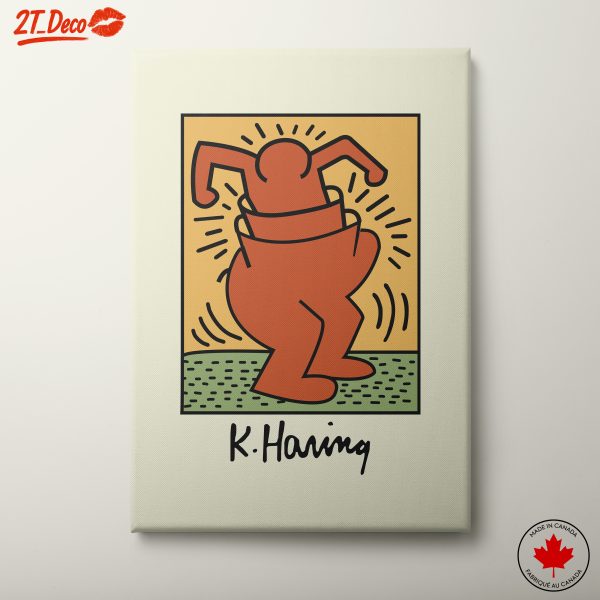 Playful Contemporary Pop Art by K. Haring