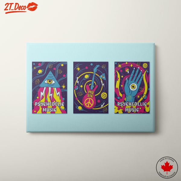 Vibrant Psychedelic Music Art Collection