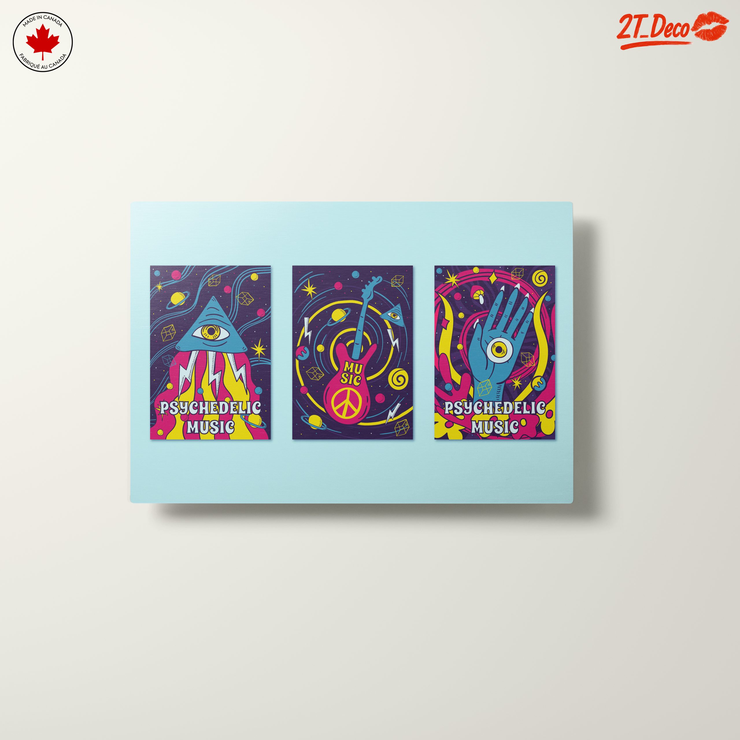 Vibrant Psychedelic Music Art Collection - Image 10