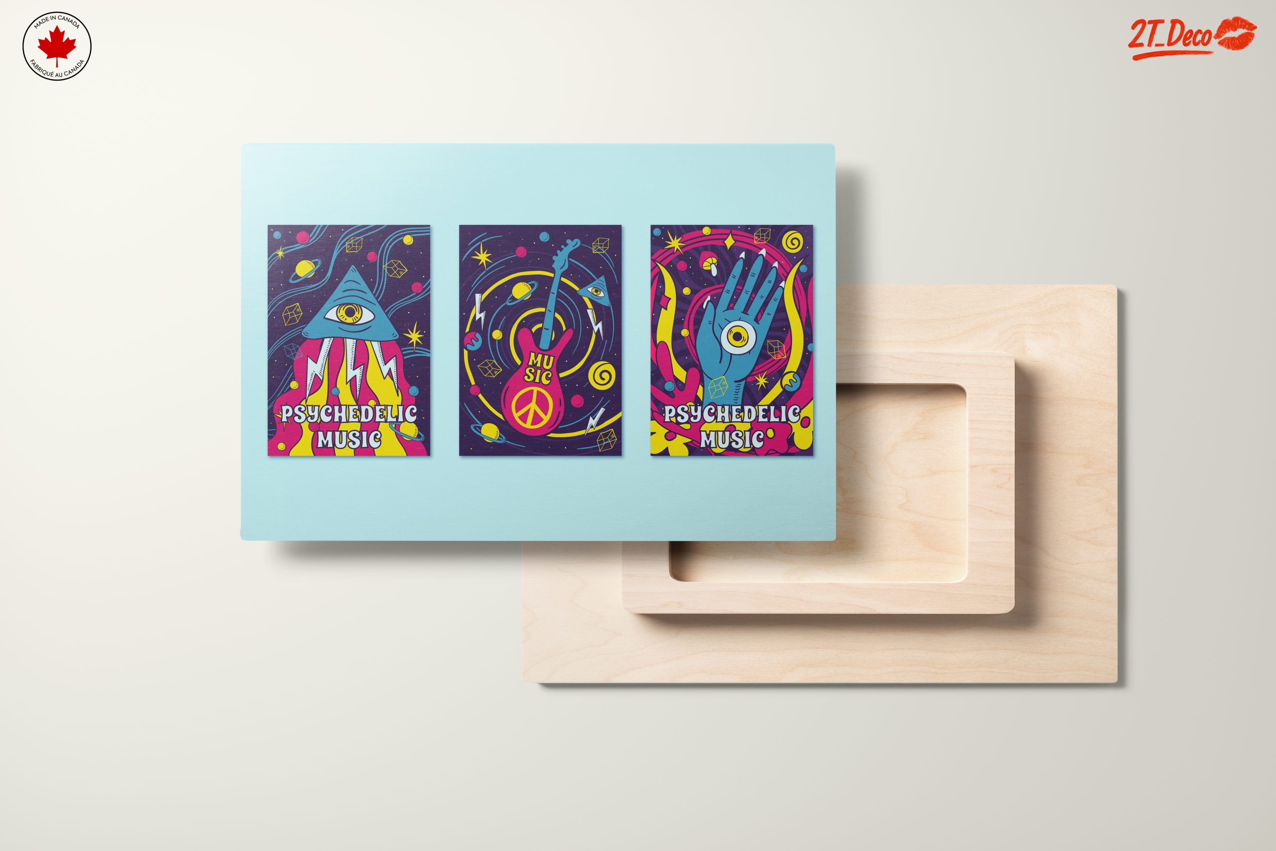 Vibrant Psychedelic Music Art Collection - Image 11