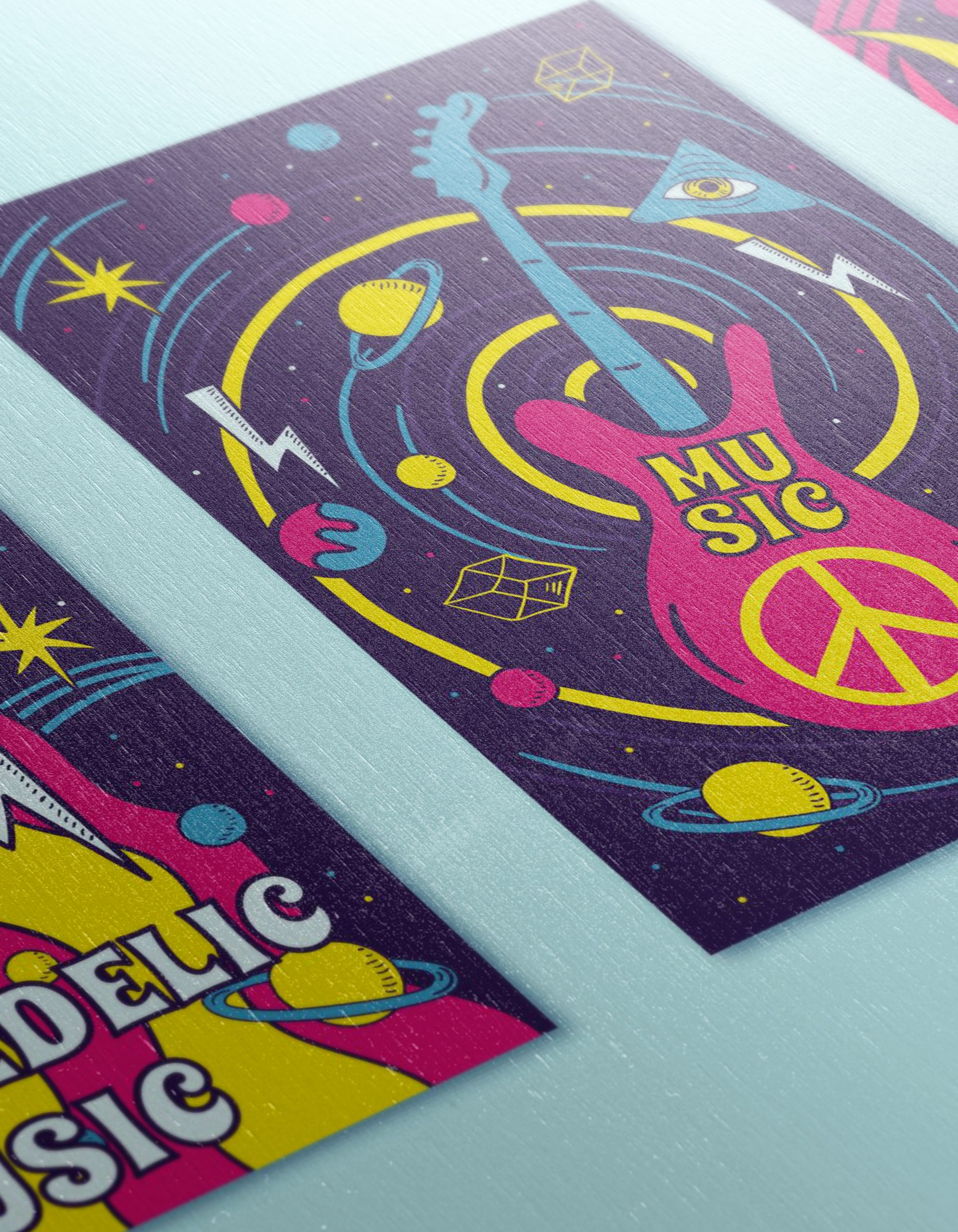Vibrant Psychedelic Music Art Collection - Image 12