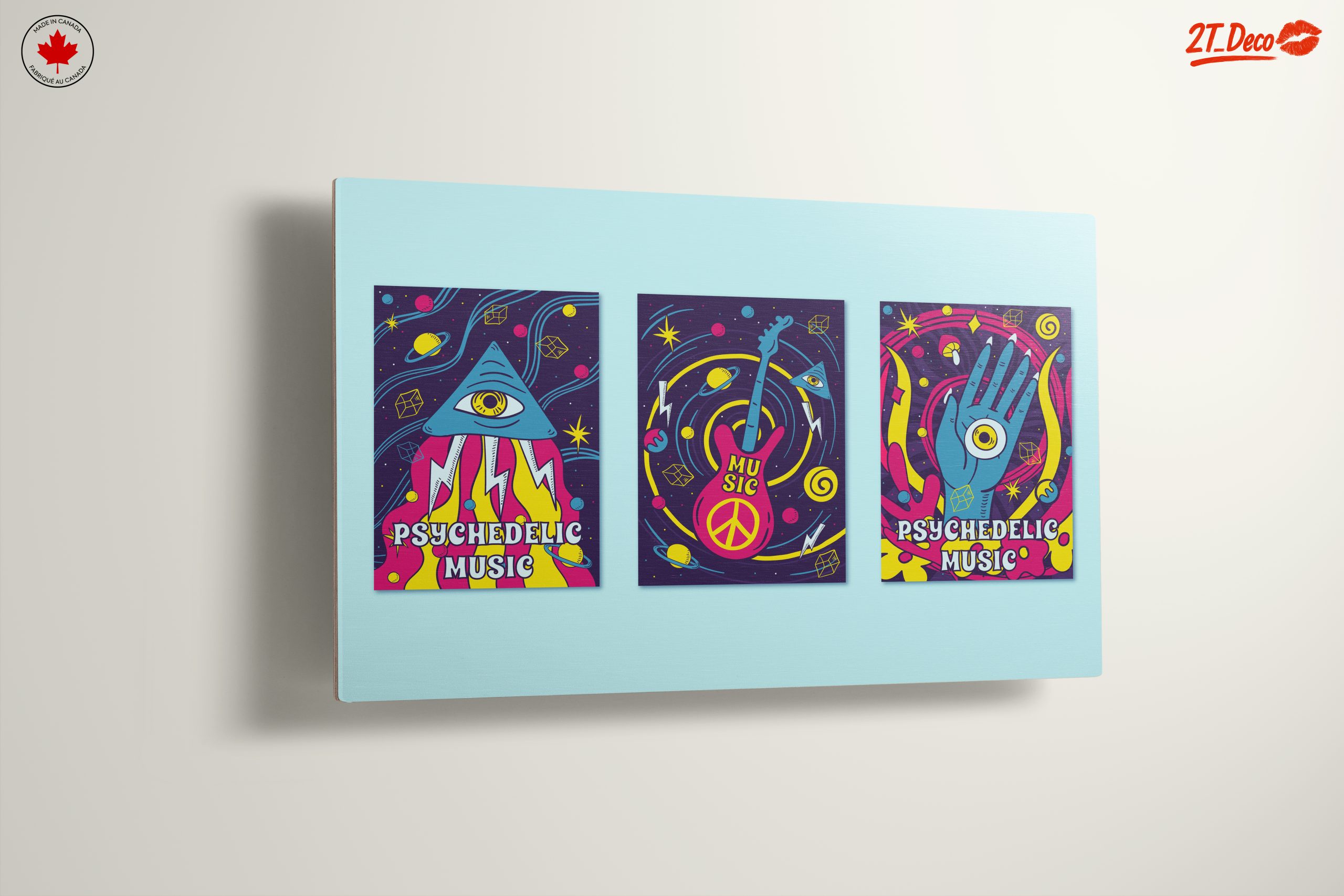 Vibrant Psychedelic Music Art Collection - Image 13