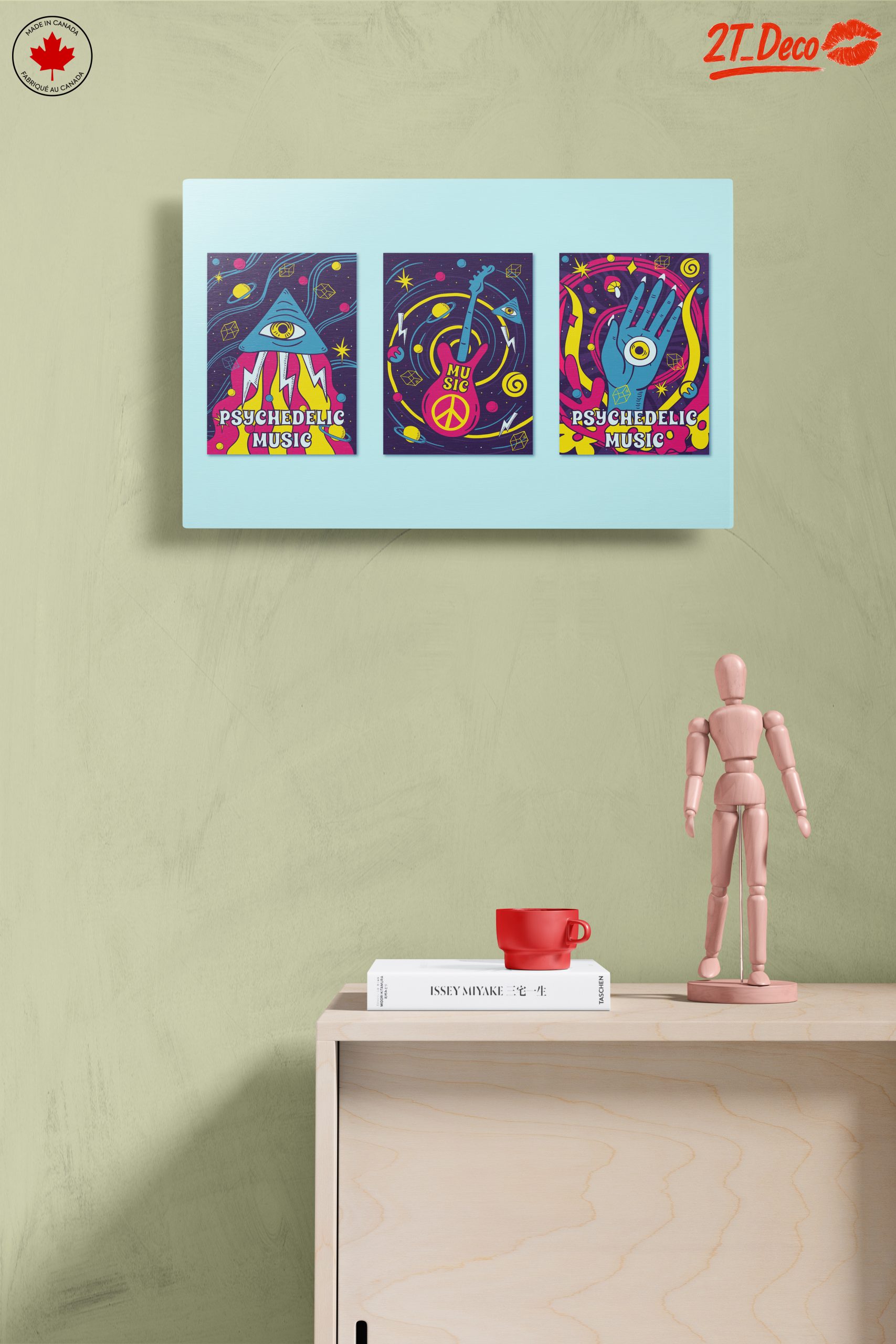 Vibrant Psychedelic Music Art Collection - Image 14