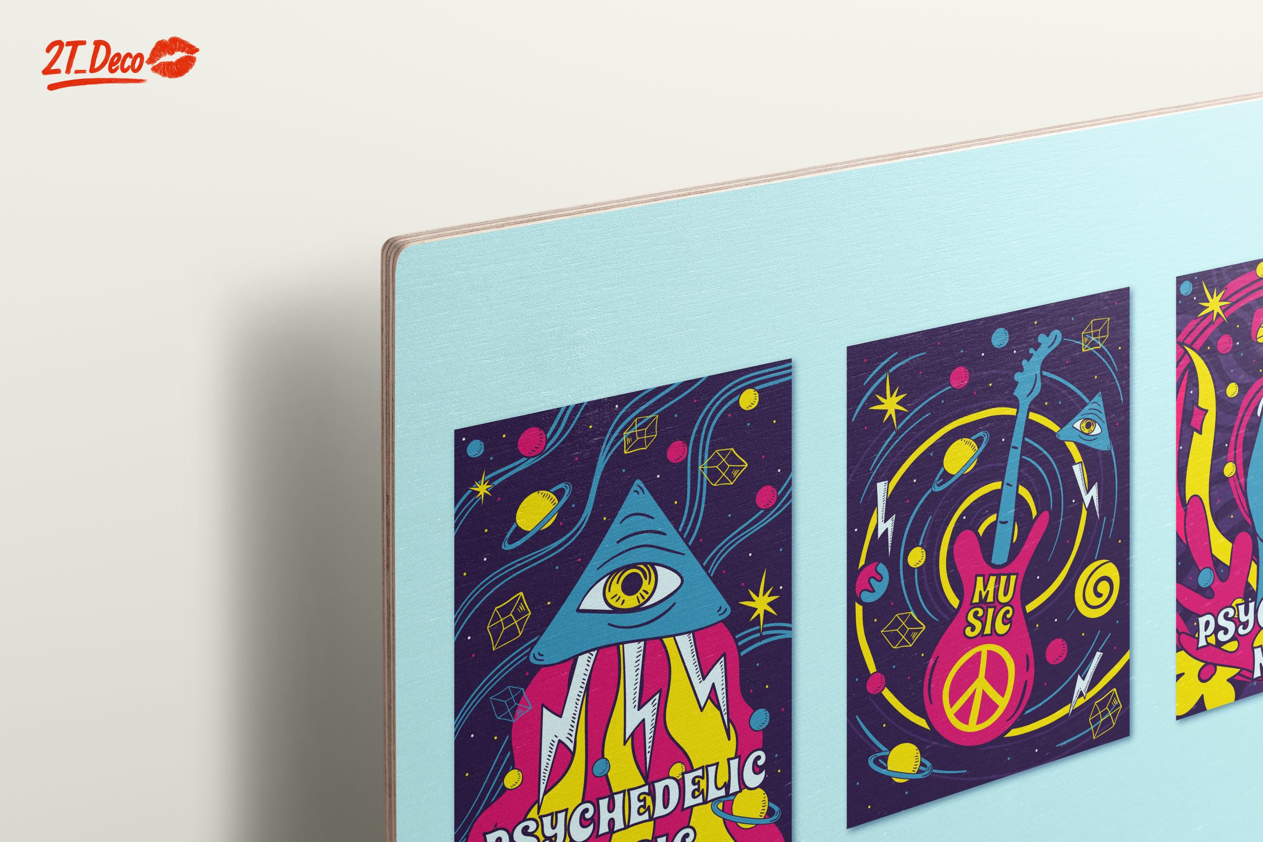 Vibrant Psychedelic Music Art Collection - Image 15
