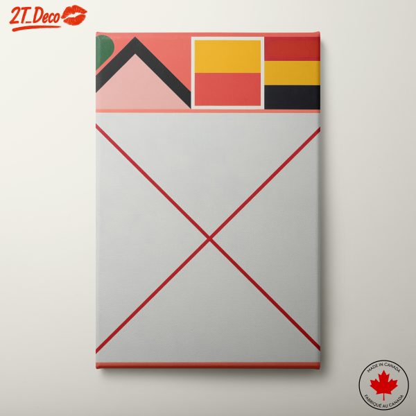 Geometric Abstract Art with Bold Colors 3
