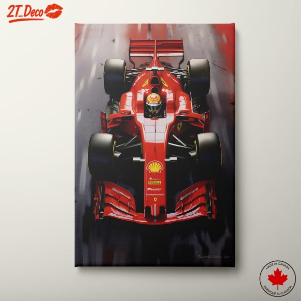 Dynamic Formula 1 Racing Car Artwork 7
