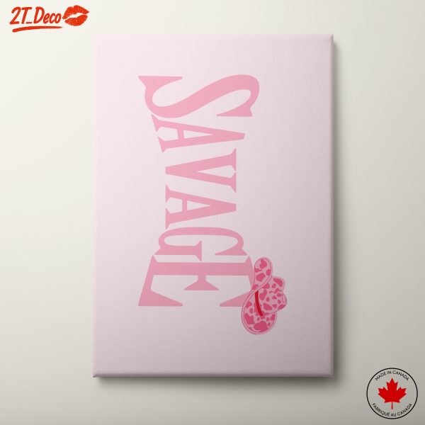 Savage Inspirational Quote Art