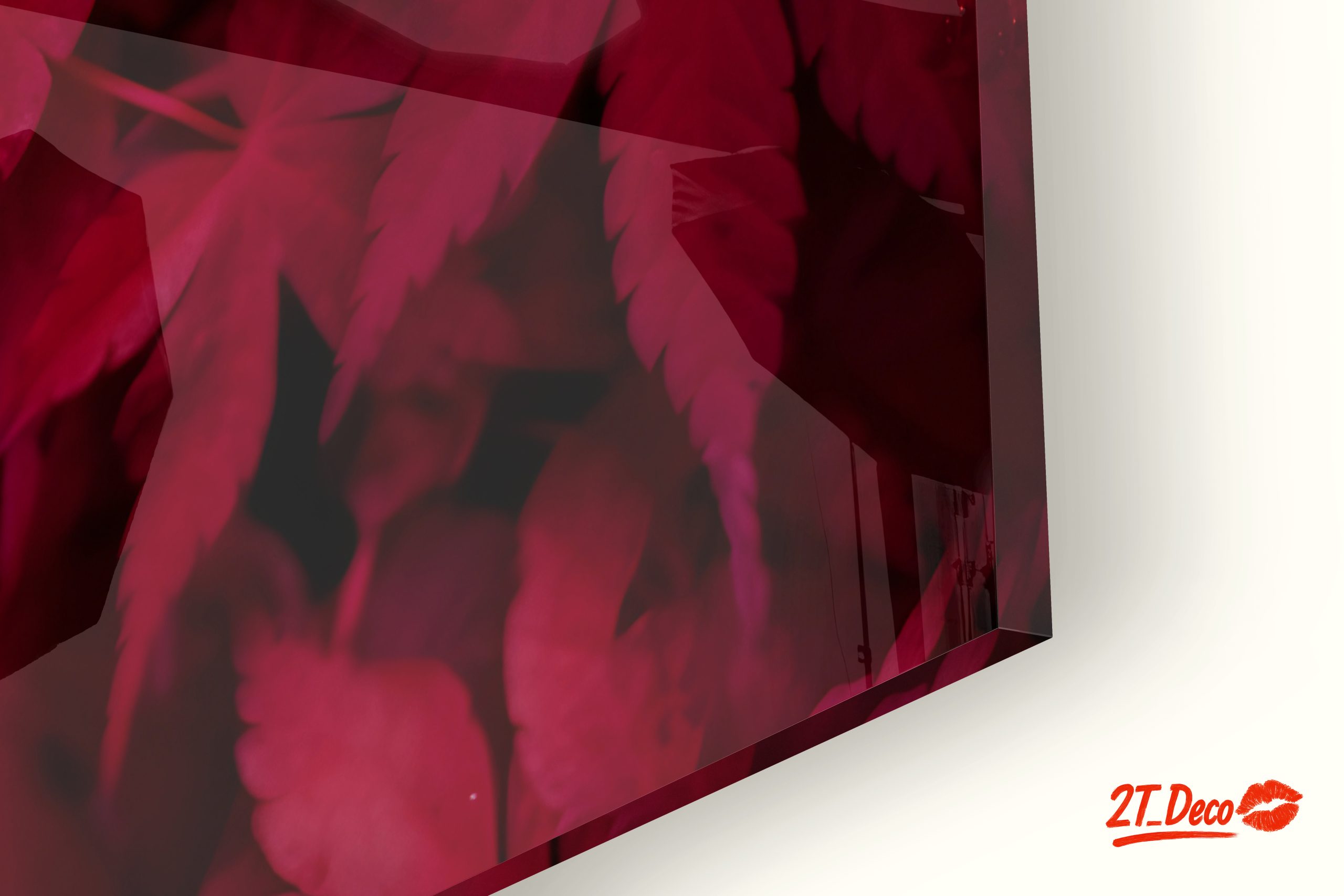 Vibrant Red Maple Leaves Art - Image 9