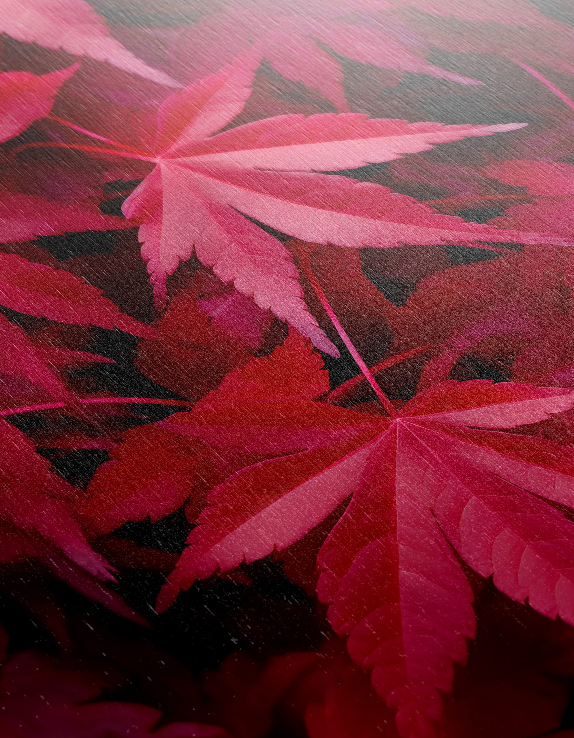 Vibrant Red Maple Leaves Art - Image 12