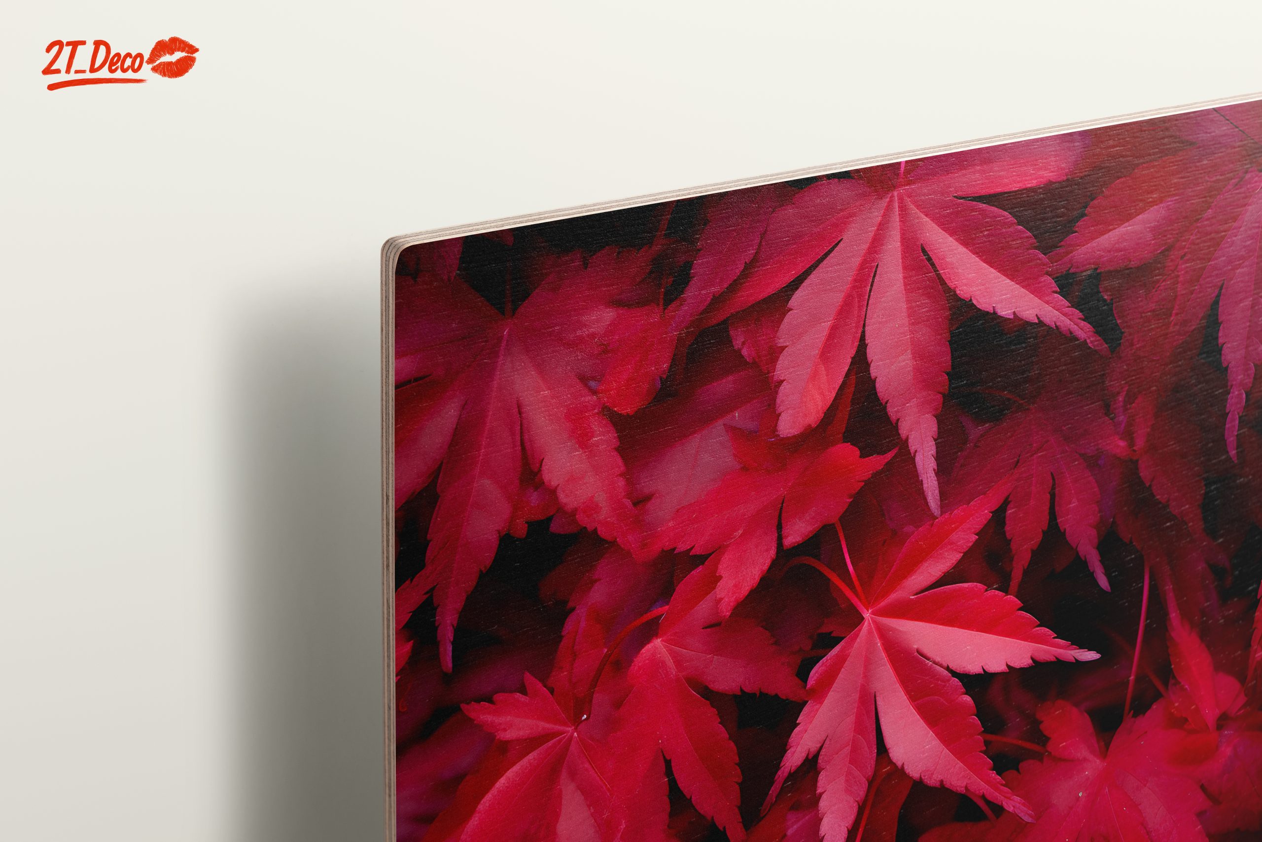 Vibrant Red Maple Leaves Art - Image 15