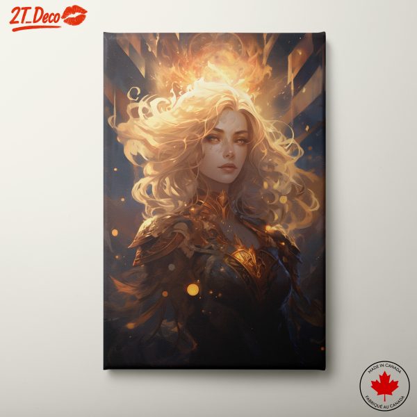 Radiant Fantasy Character Art with Ethereal Glow
