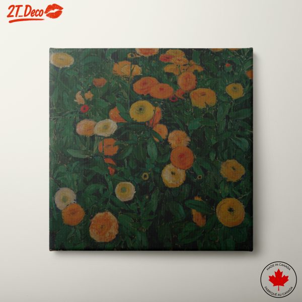 Vibrant Floral Arrangement in Orange and Yellow