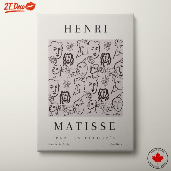 Stylized Faces by Henri Matisse