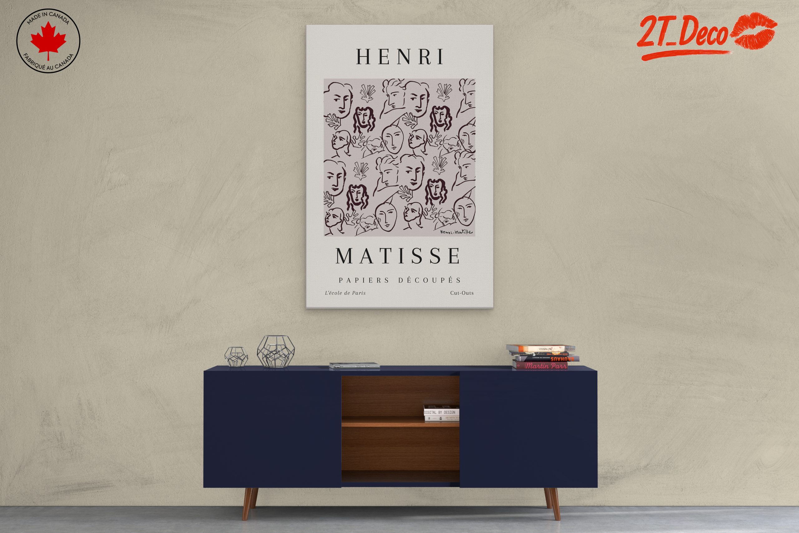 Stylized Faces by Henri Matisse - Image 3