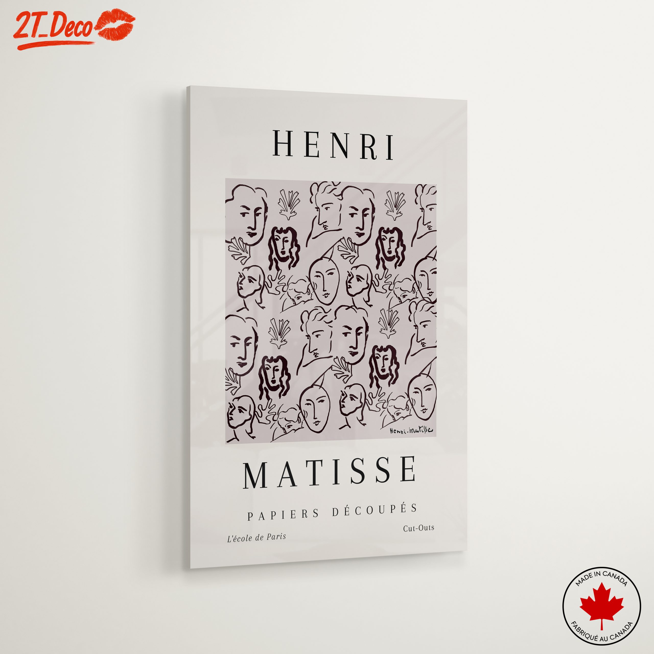 Stylized Faces by Henri Matisse - Image 6
