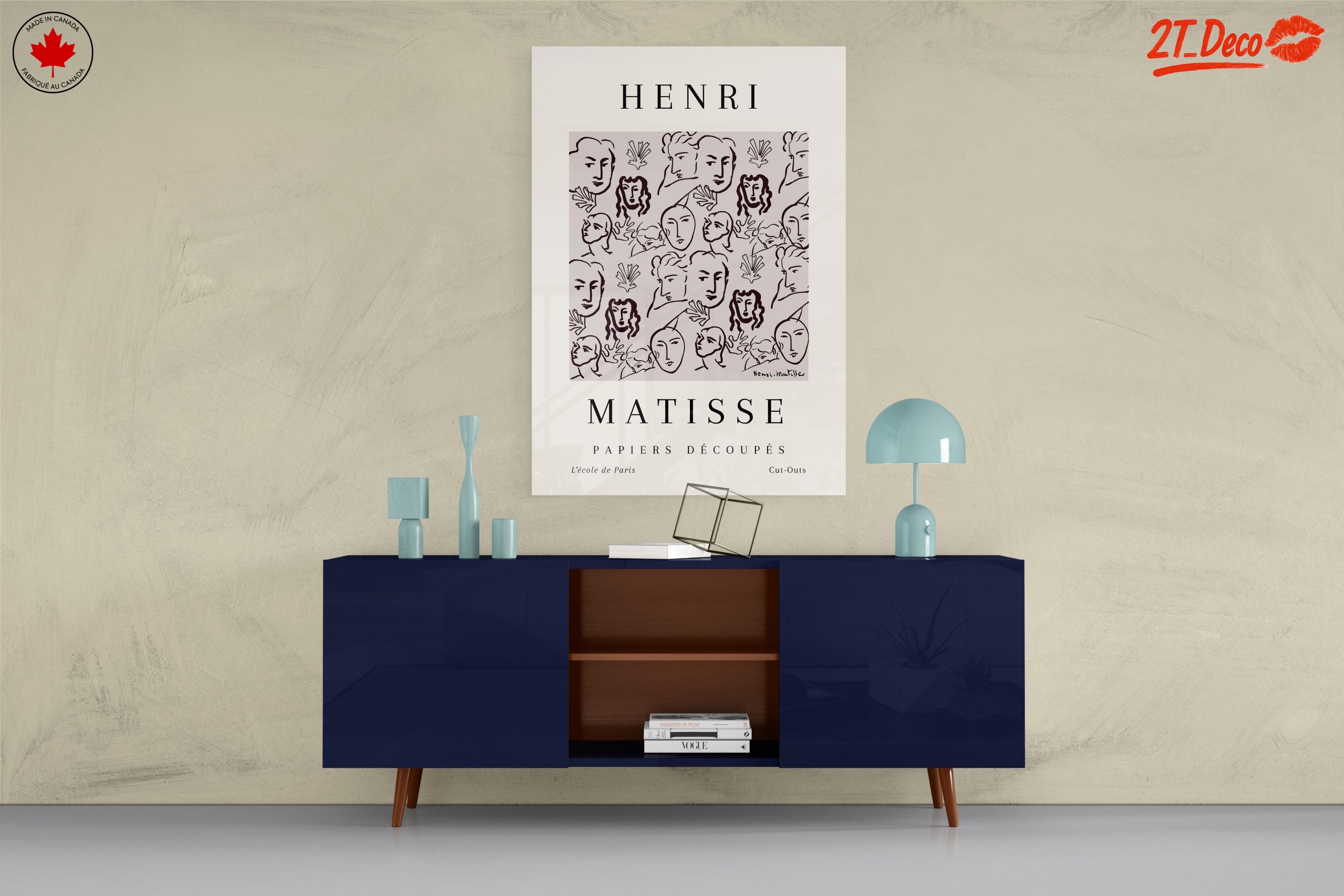 Stylized Faces by Henri Matisse - Image 8