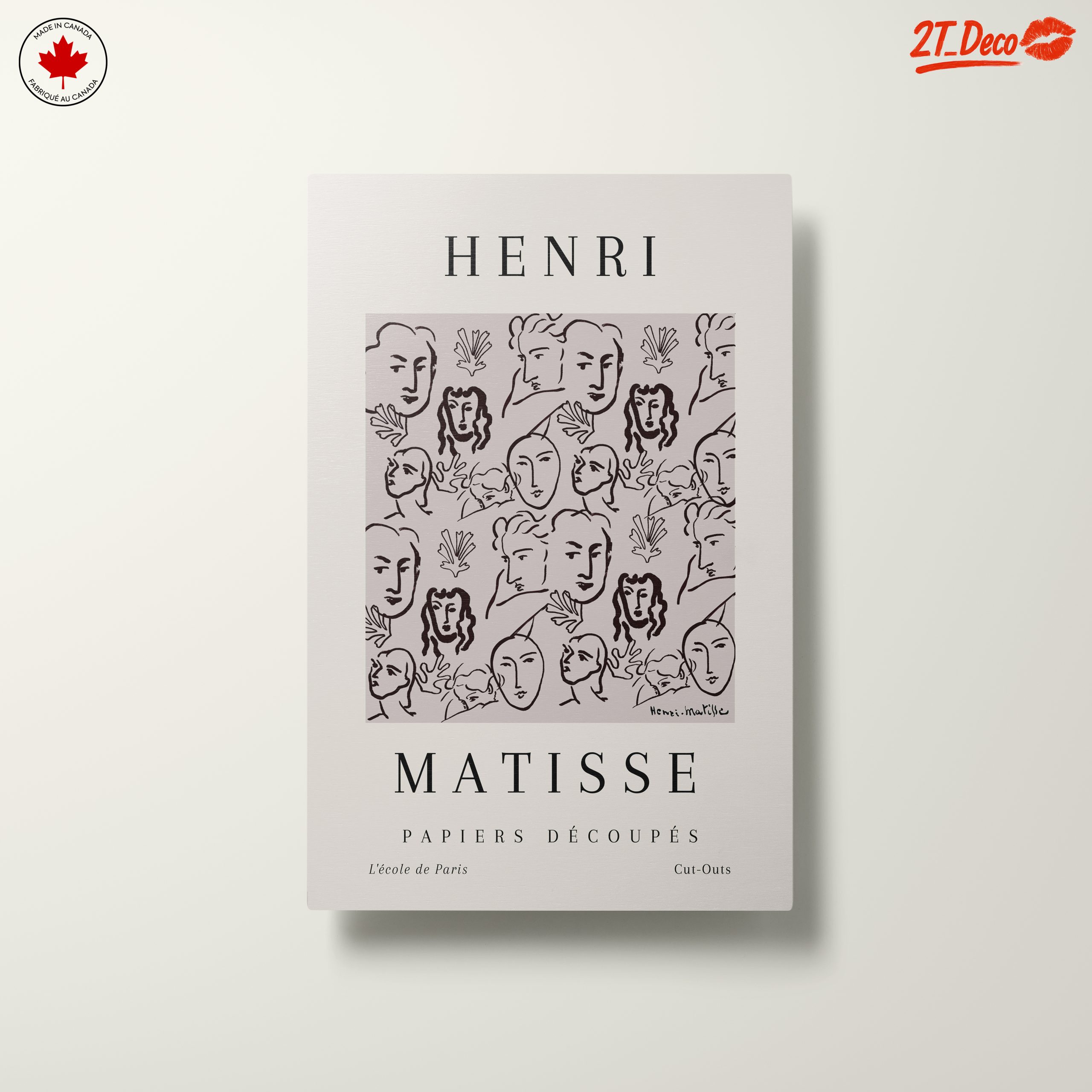 Stylized Faces by Henri Matisse - Image 10