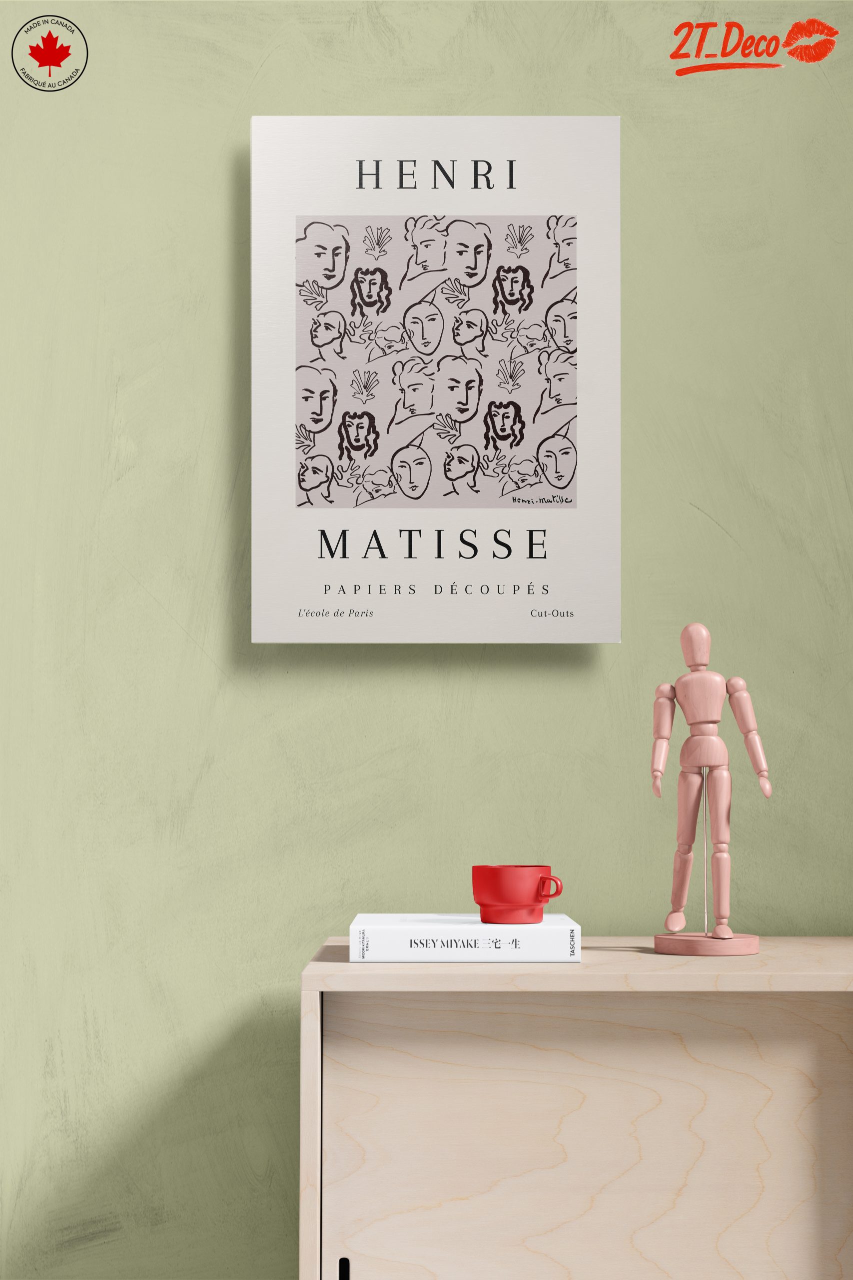 Stylized Faces by Henri Matisse - Image 14
