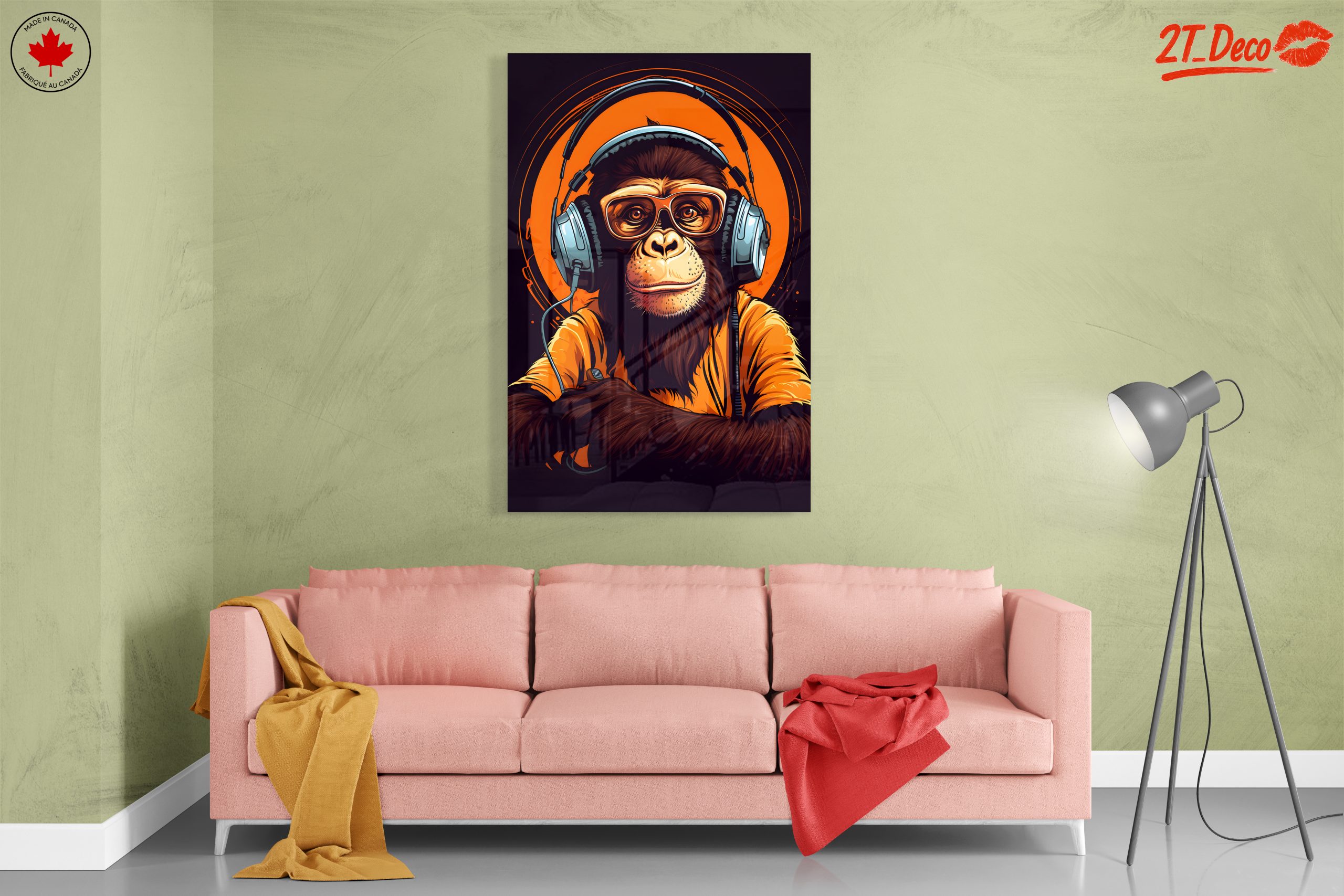 Hipster Monkey in Headphones - Image 7