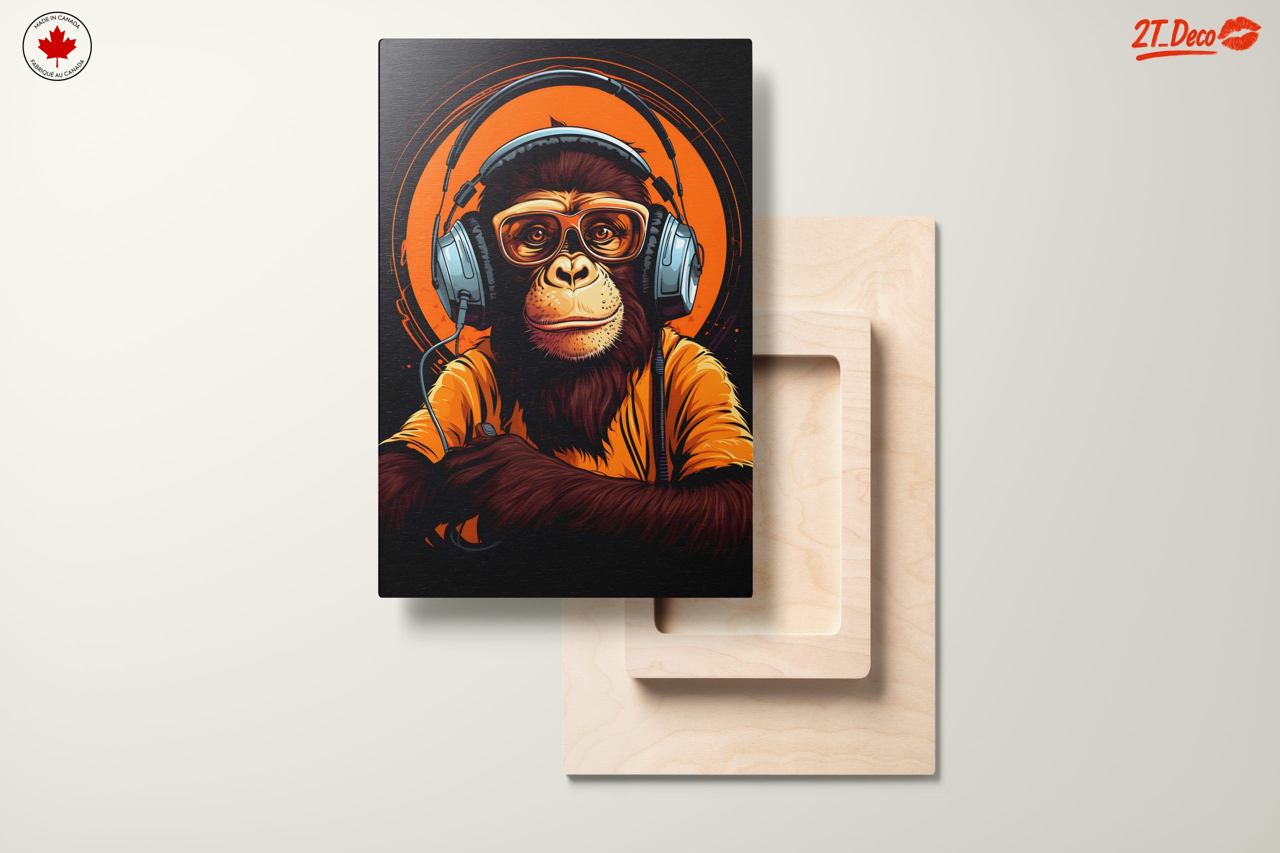 Hipster Monkey in Headphones - Image 11