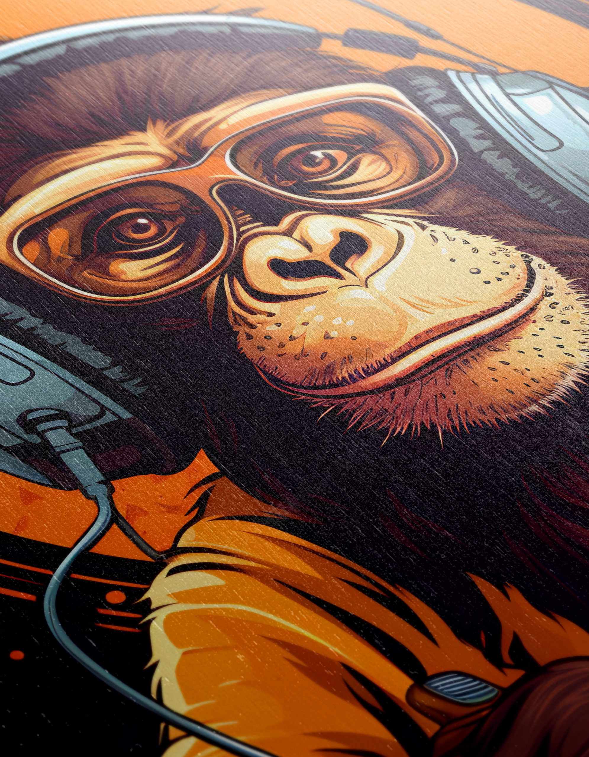 Hipster Monkey in Headphones - Image 12