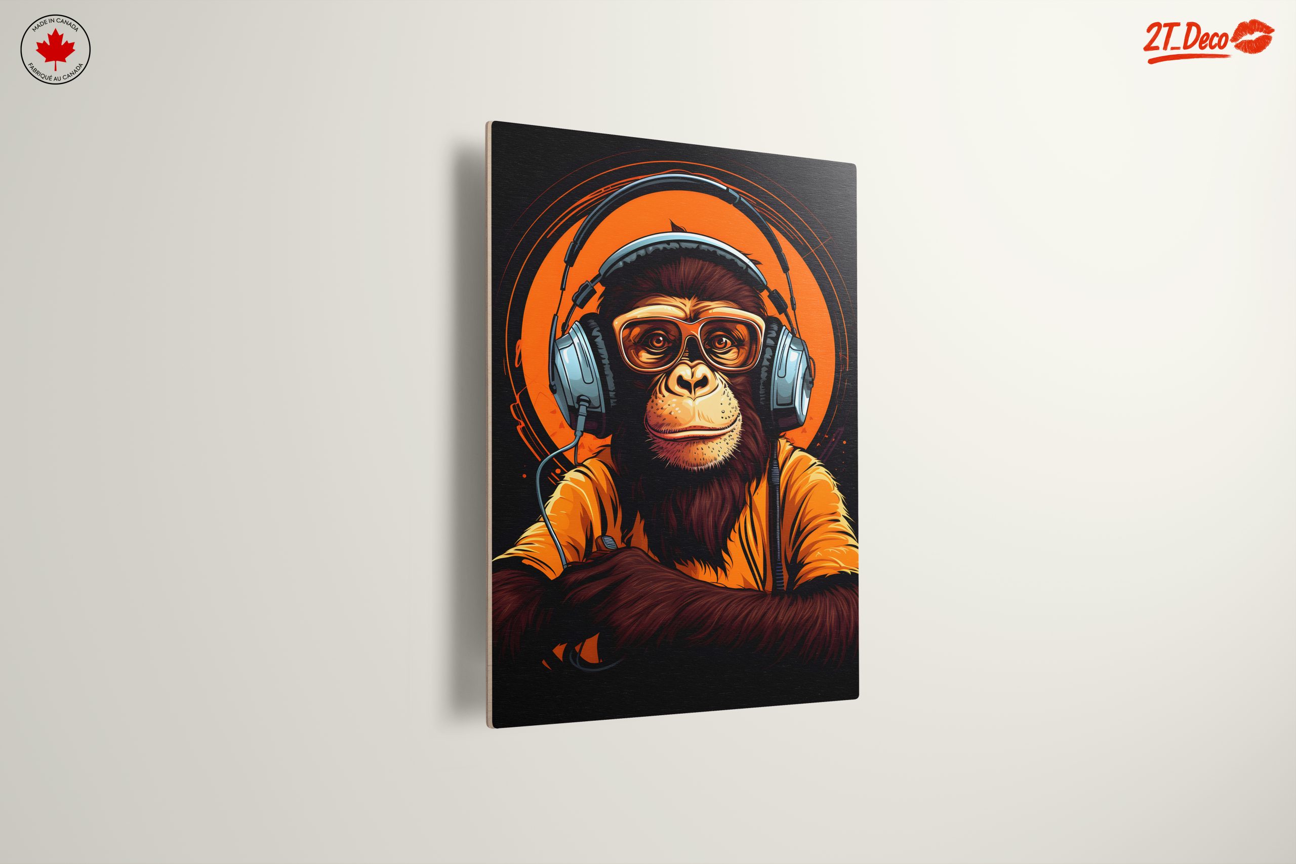 Hipster Monkey in Headphones - Image 13