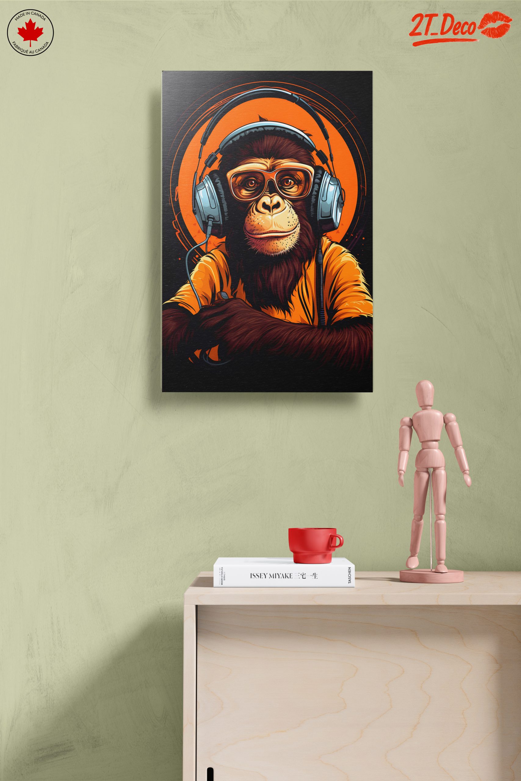 Hipster Monkey in Headphones - Image 14