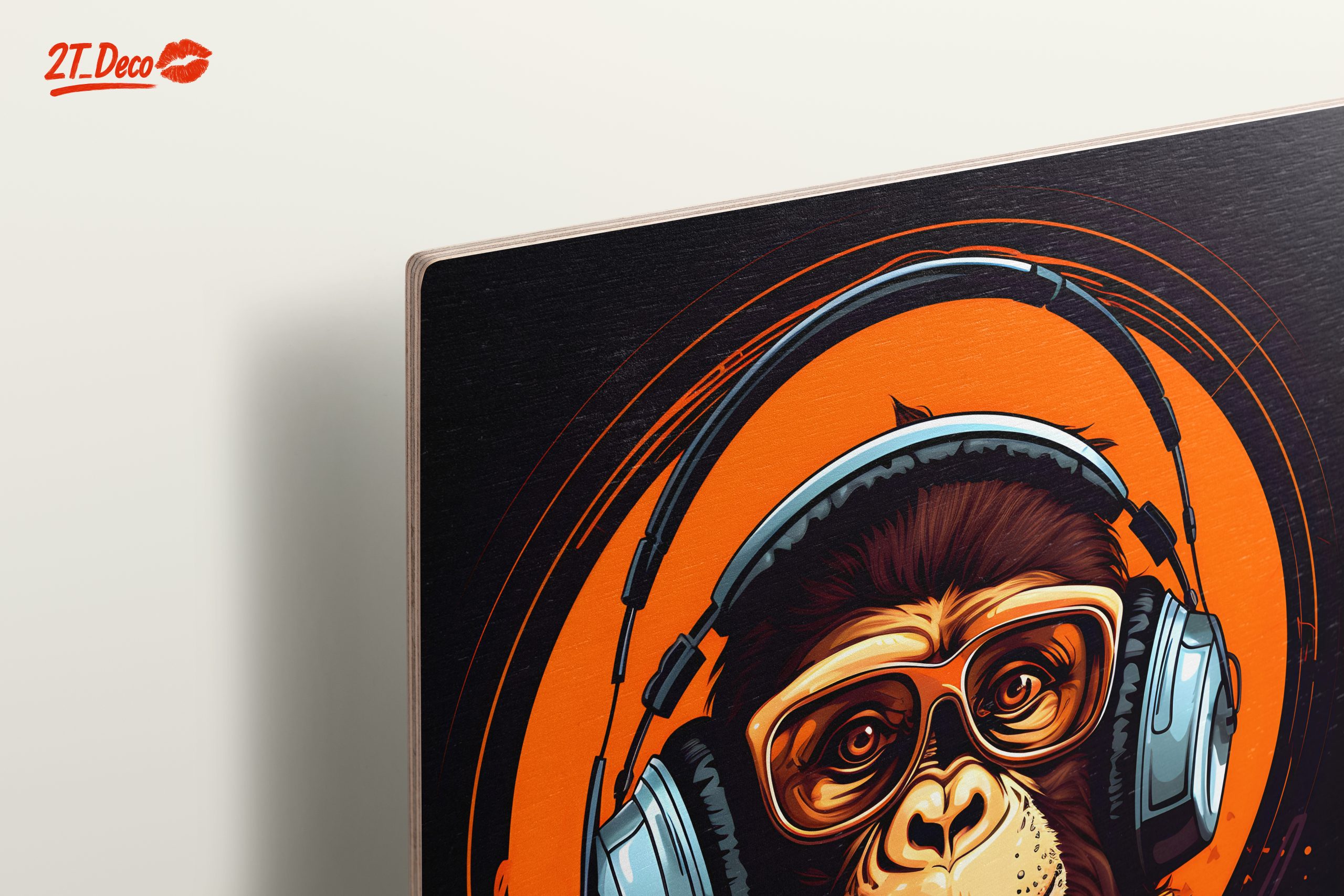 Hipster Monkey in Headphones - Image 15