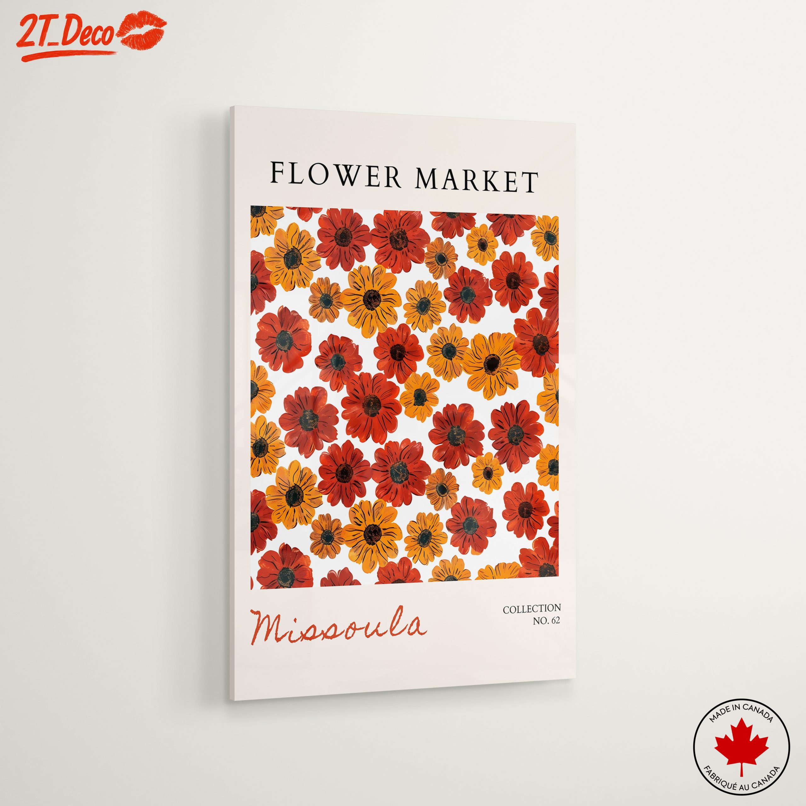 Vibrant Flower Market Wall Art - Image 6