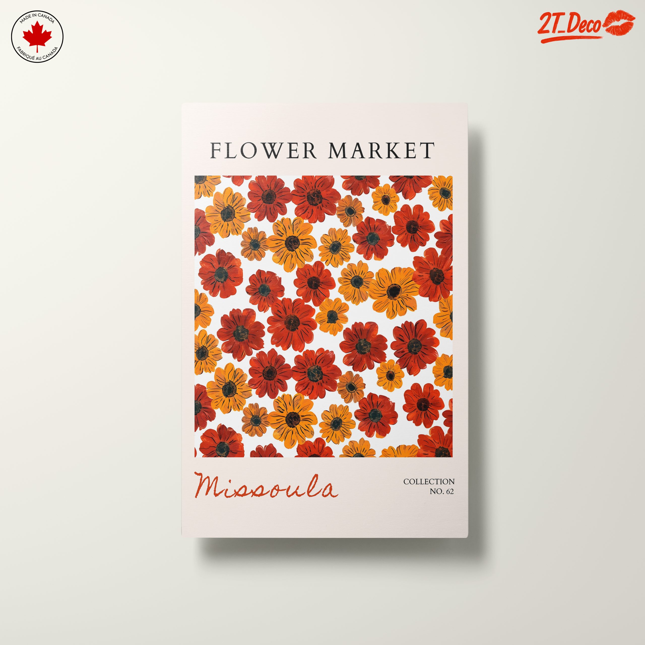 Vibrant Flower Market Wall Art - Image 10