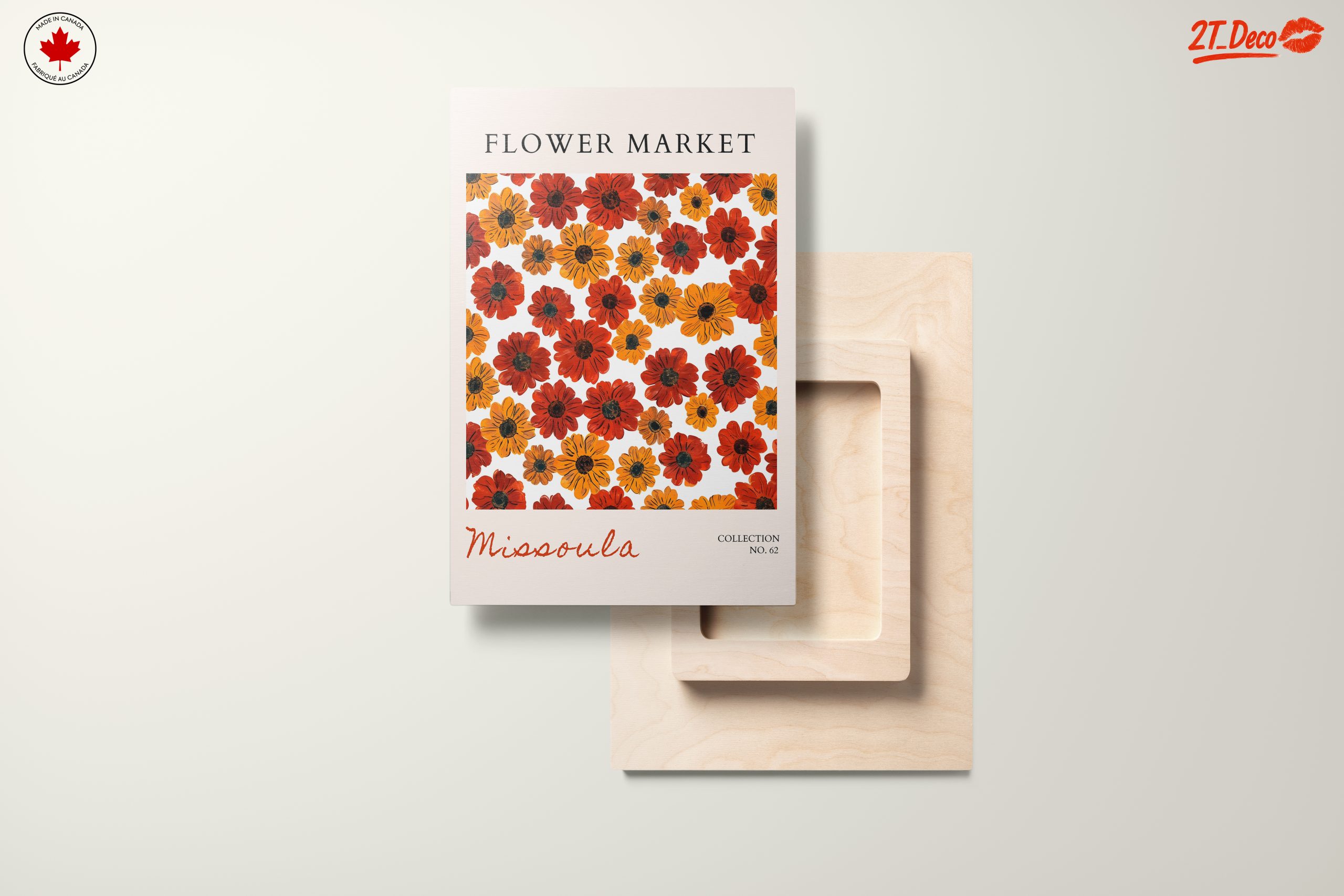 Vibrant Flower Market Wall Art - Image 11