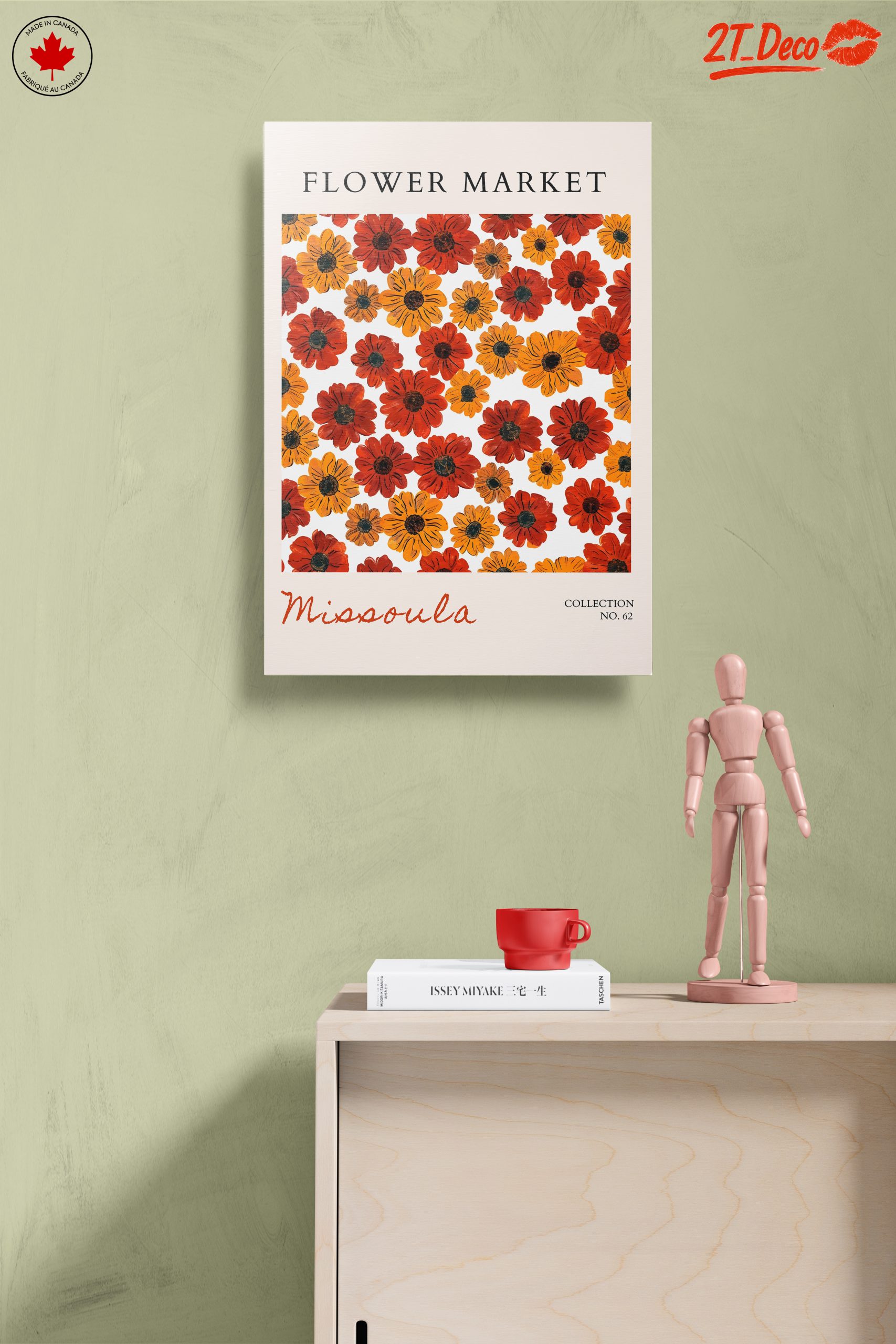 Vibrant Flower Market Wall Art - Image 14