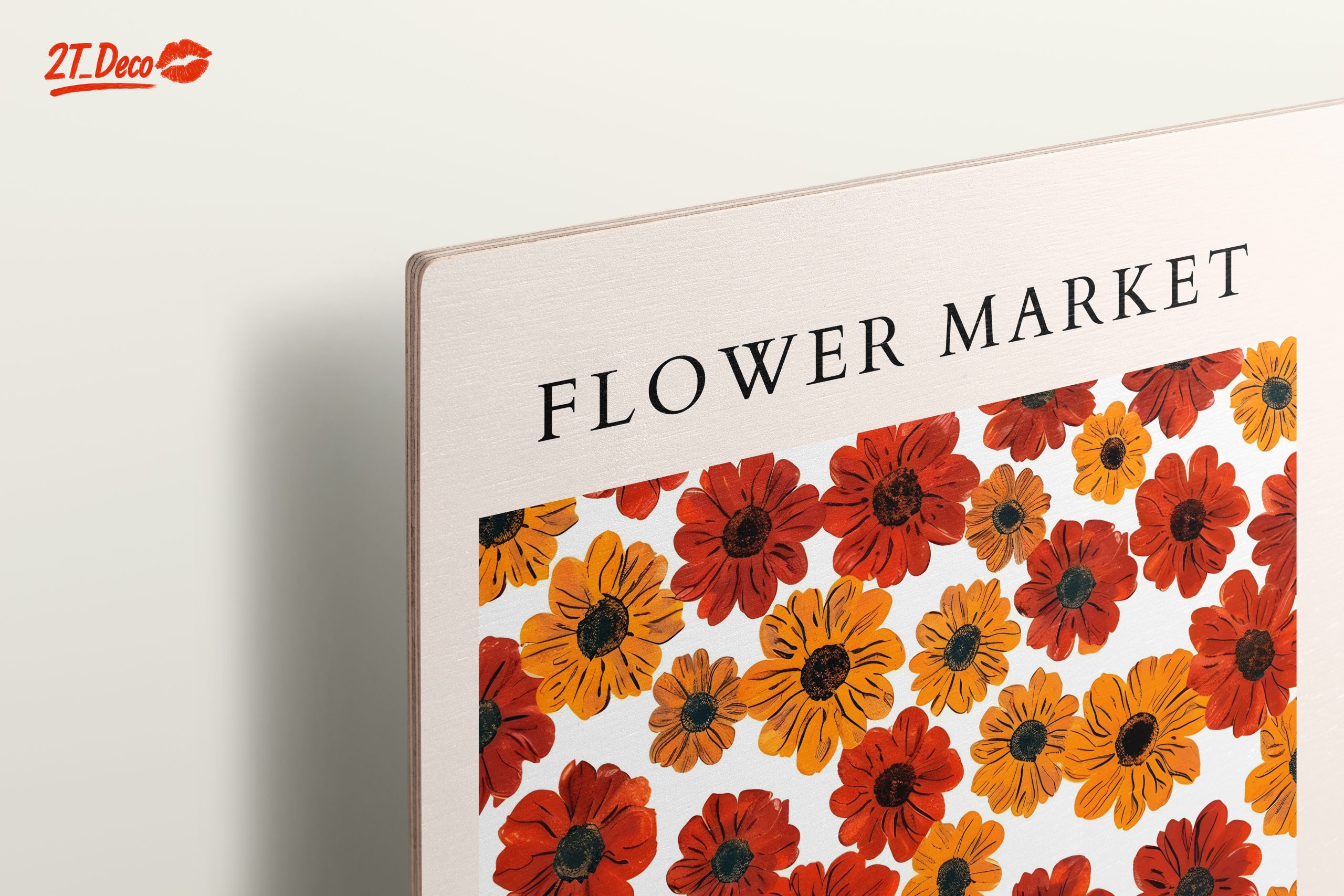 Vibrant Flower Market Wall Art - Image 15