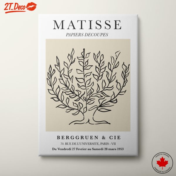 Abstract Botanical Composition by Matisse
