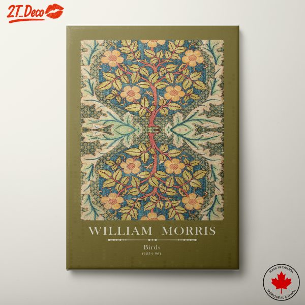 William Morris Birds Floral Art