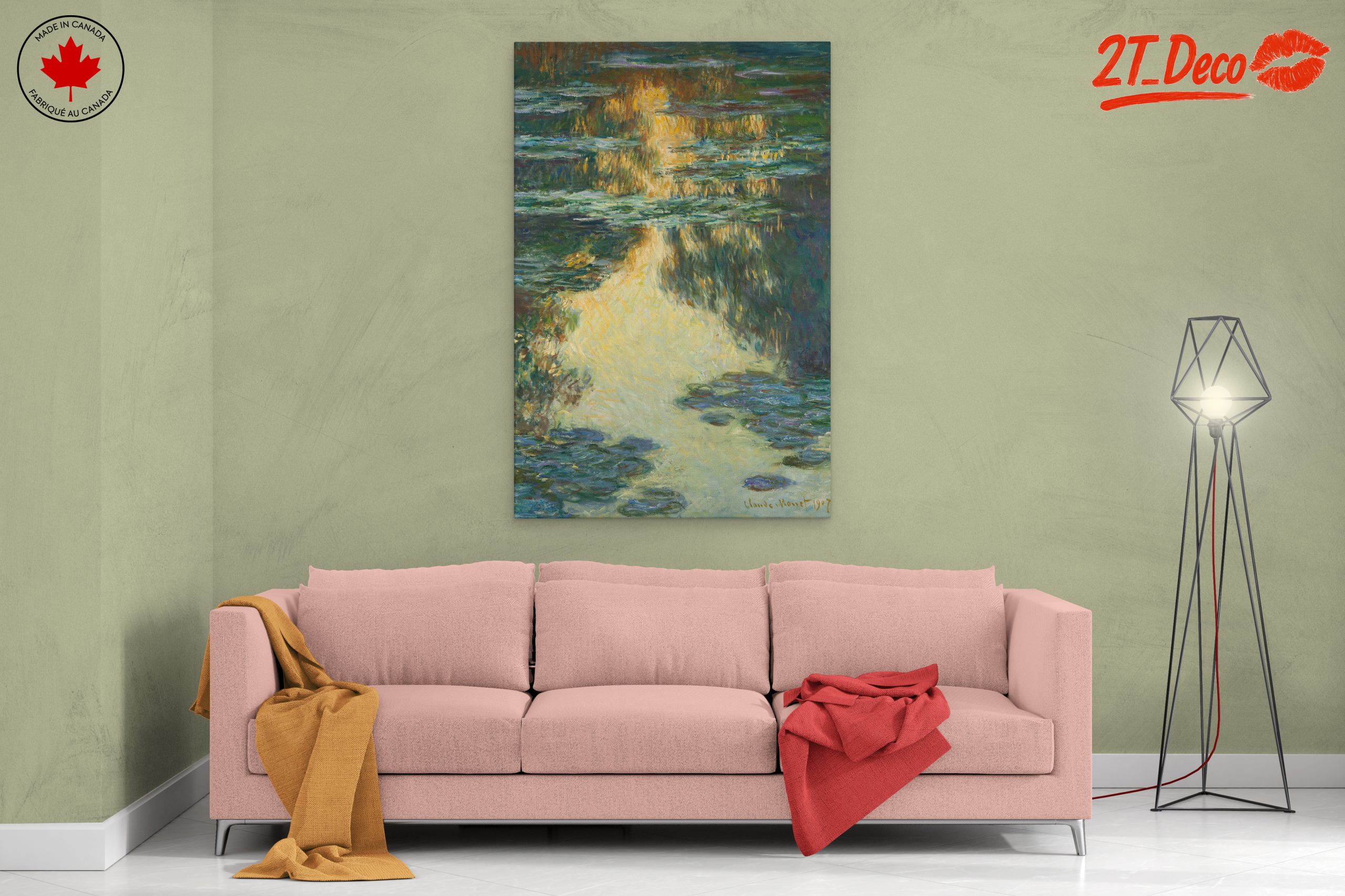 Impressionist Abstract Landscape Reflection - Image 2