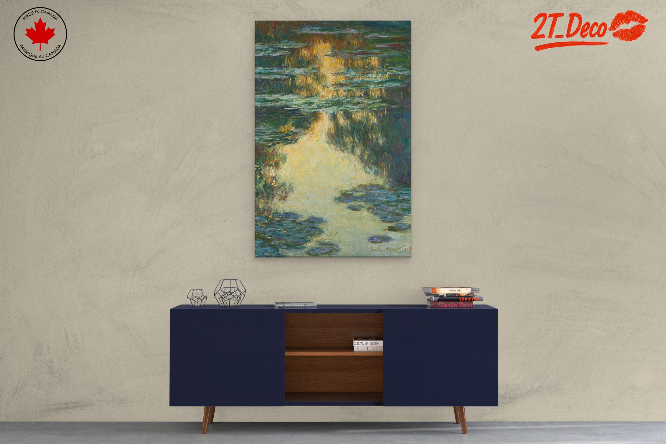 Impressionist Abstract Landscape Reflection - Image 3
