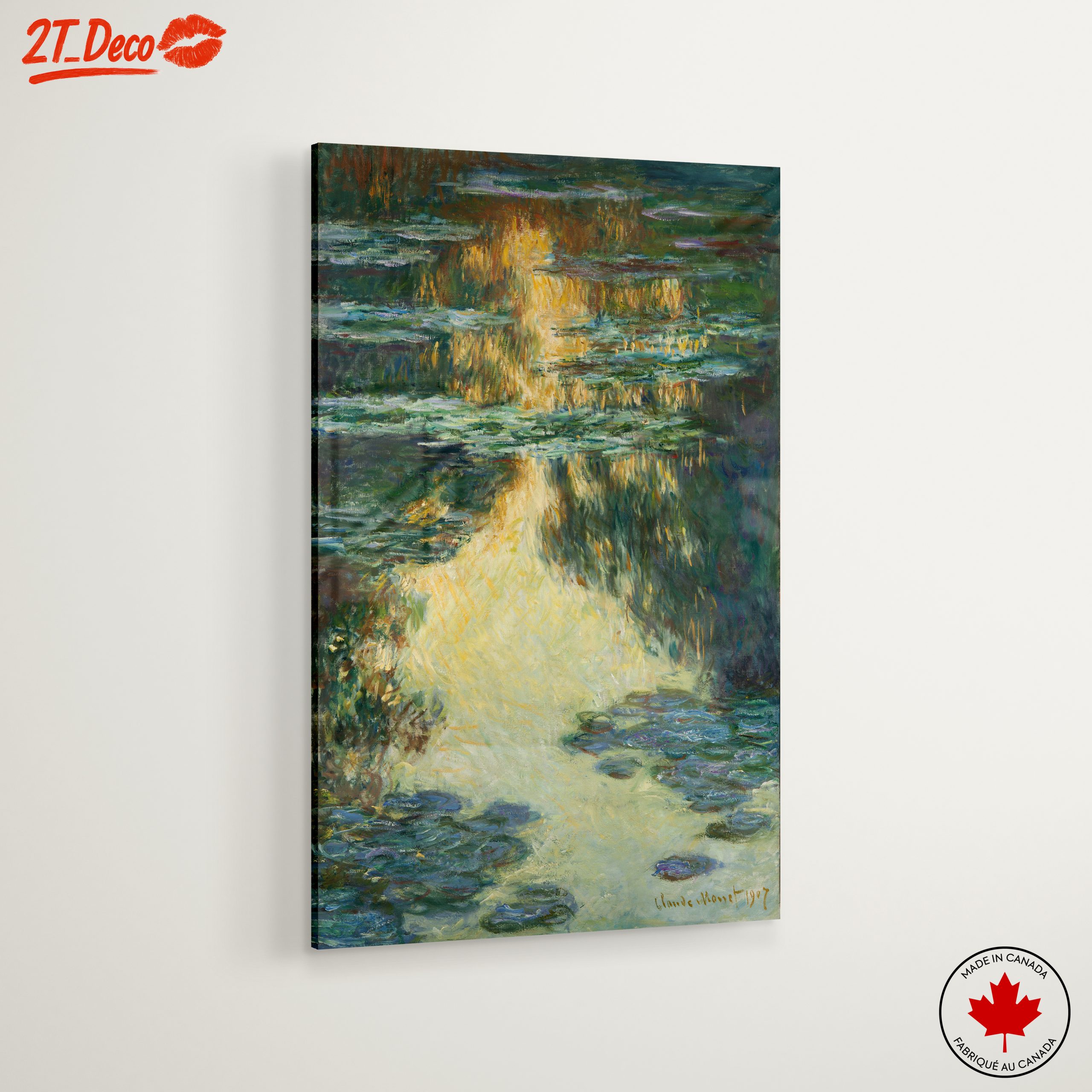 Impressionist Abstract Landscape Reflection - Image 6