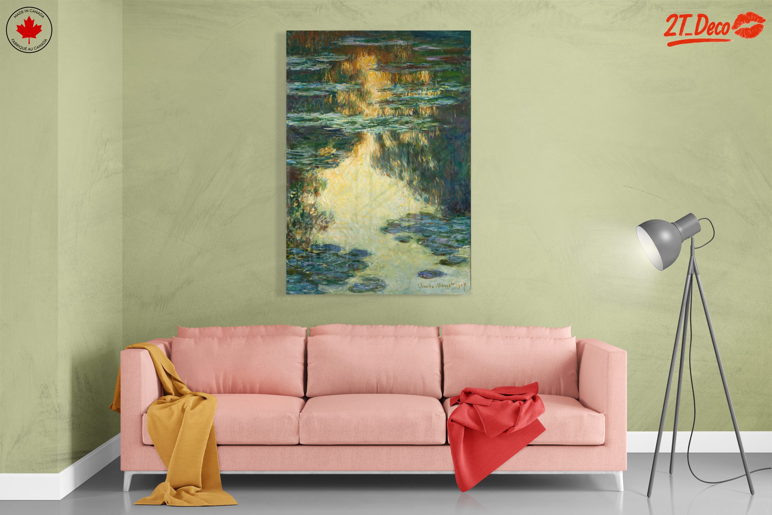 Impressionist Abstract Landscape Reflection - Image 7