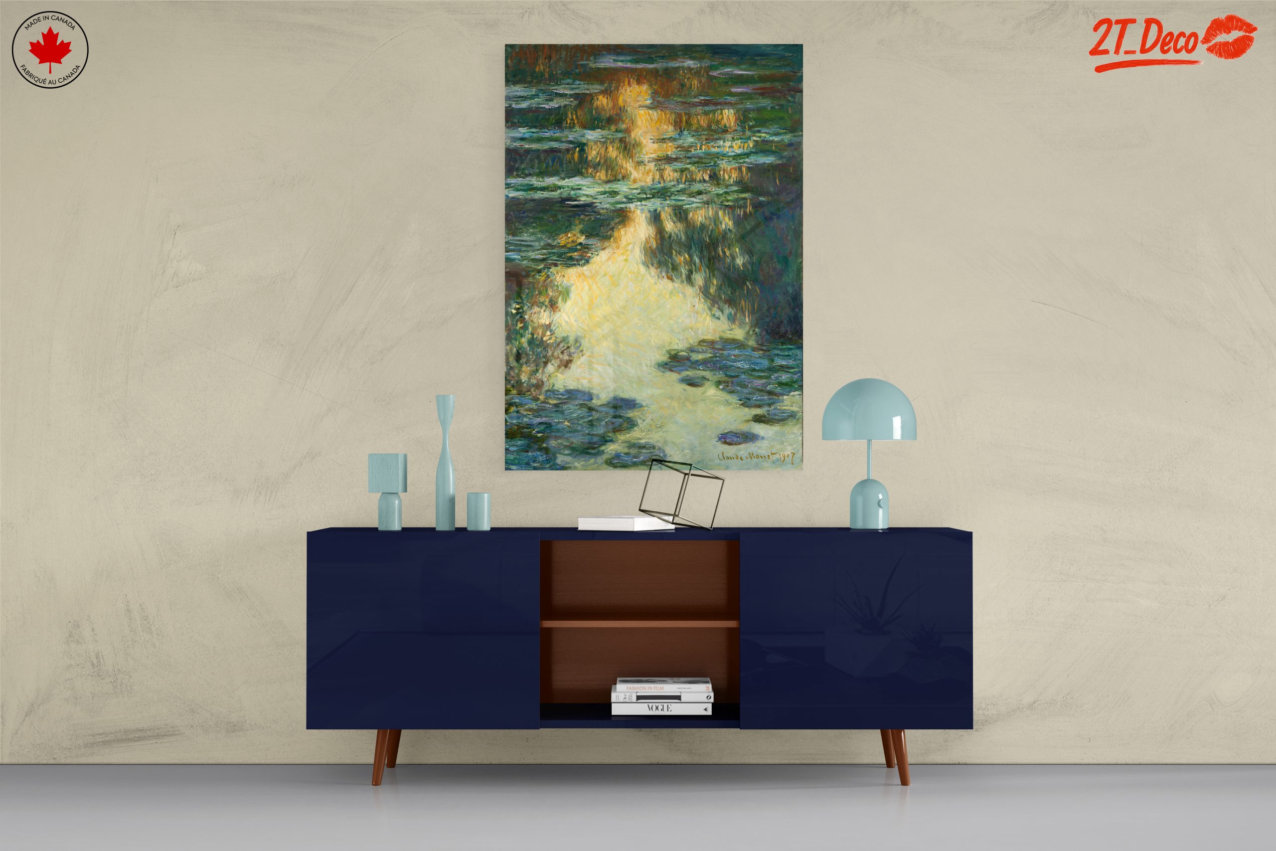 Impressionist Abstract Landscape Reflection - Image 8