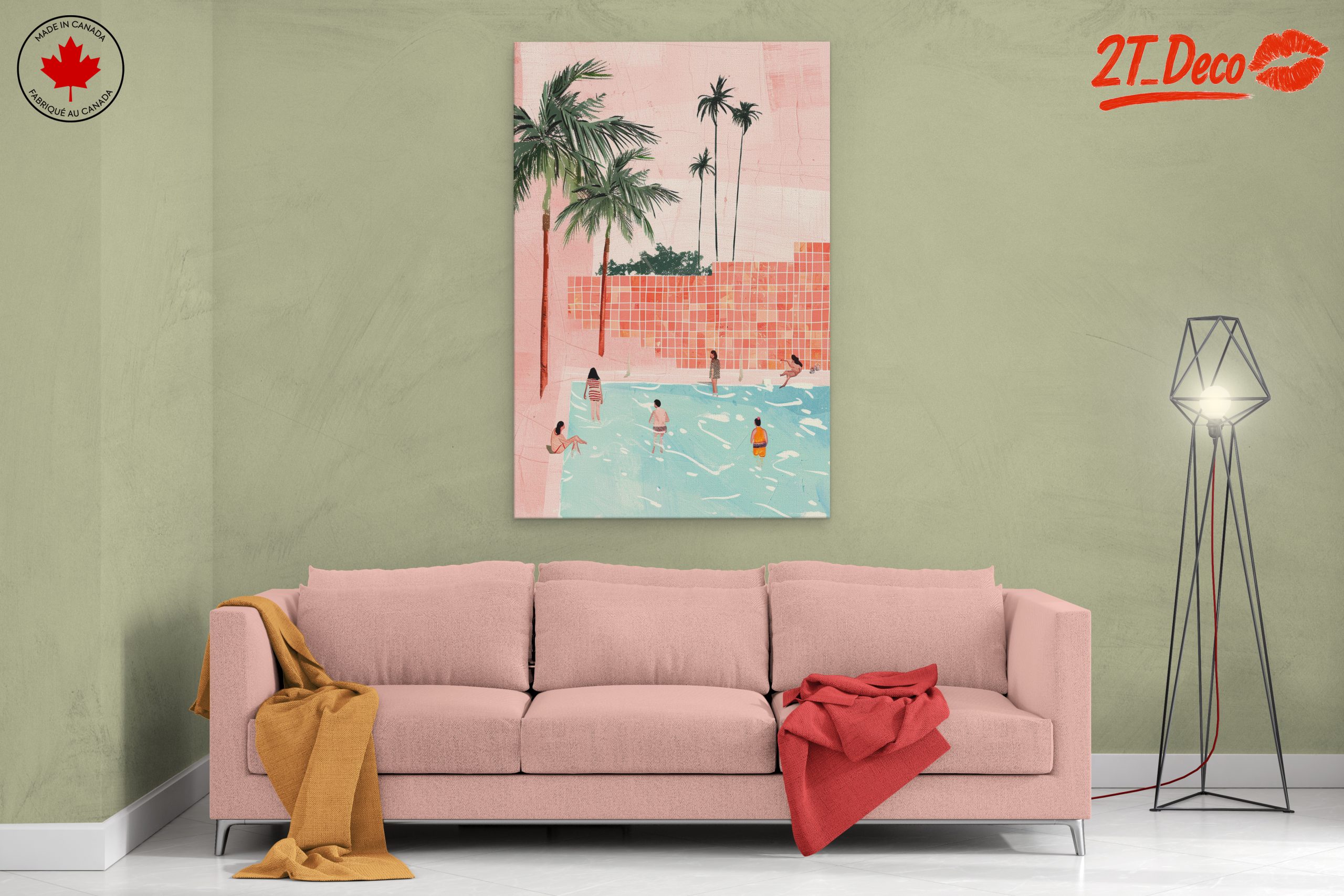 Relaxing Pool Scene in Modern City - Image 2