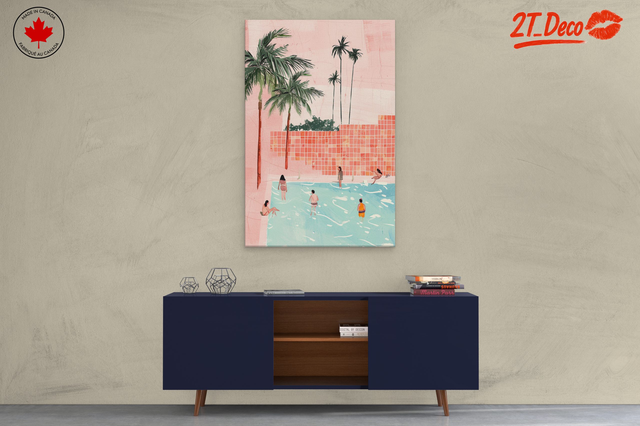 Relaxing Pool Scene in Modern City - Image 3