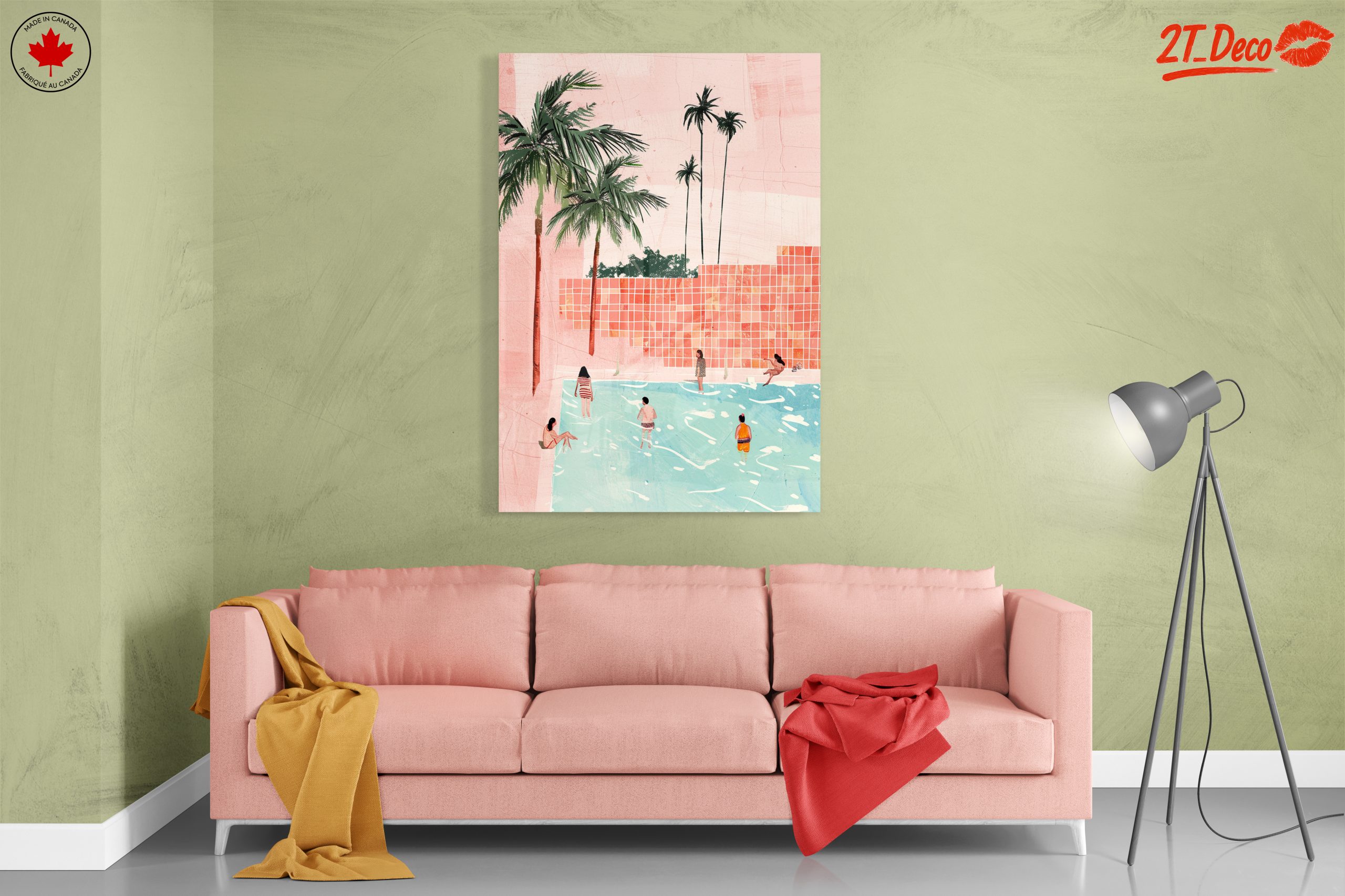 Relaxing Pool Scene in Modern City - Image 7
