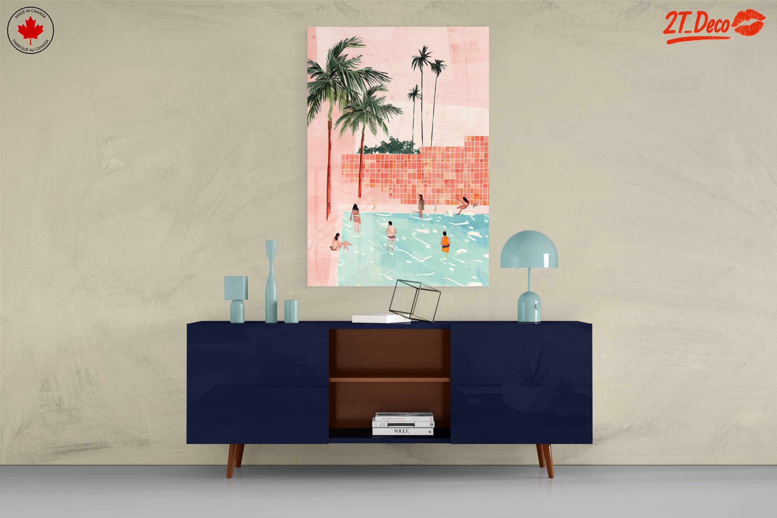 Relaxing Pool Scene in Modern City - Image 8