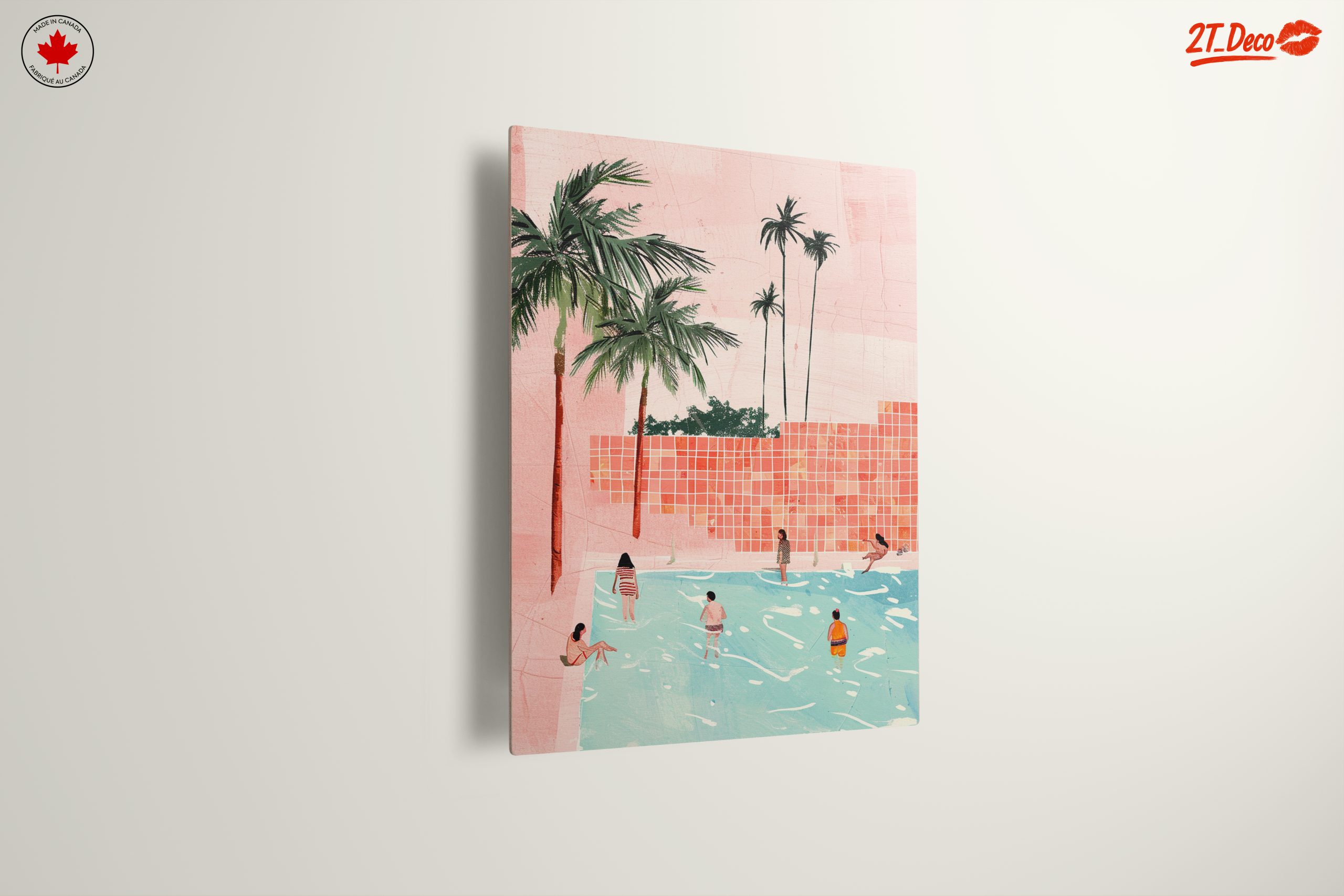 Relaxing Pool Scene in Modern City - Image 13
