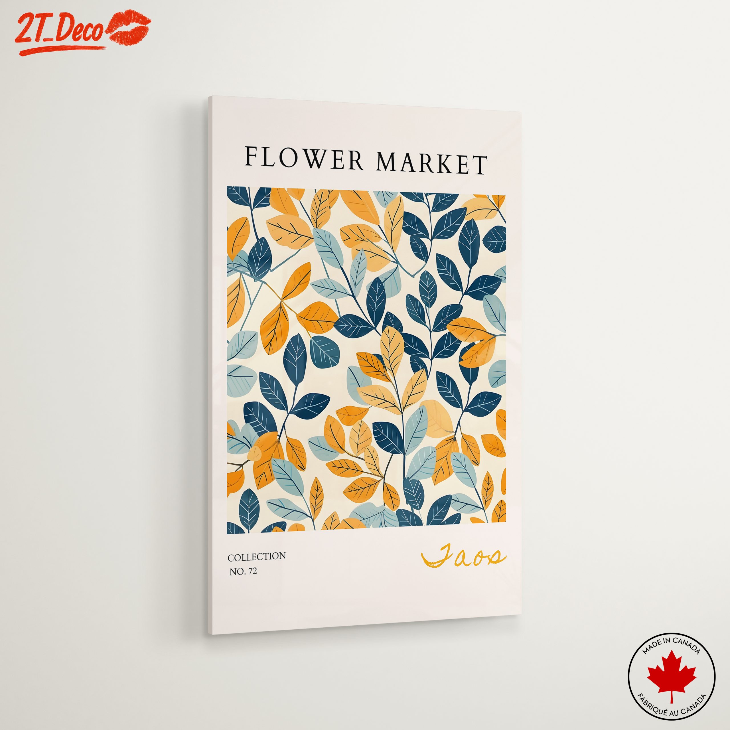 Botanical Leaf Artwork for Home Decor - Image 6