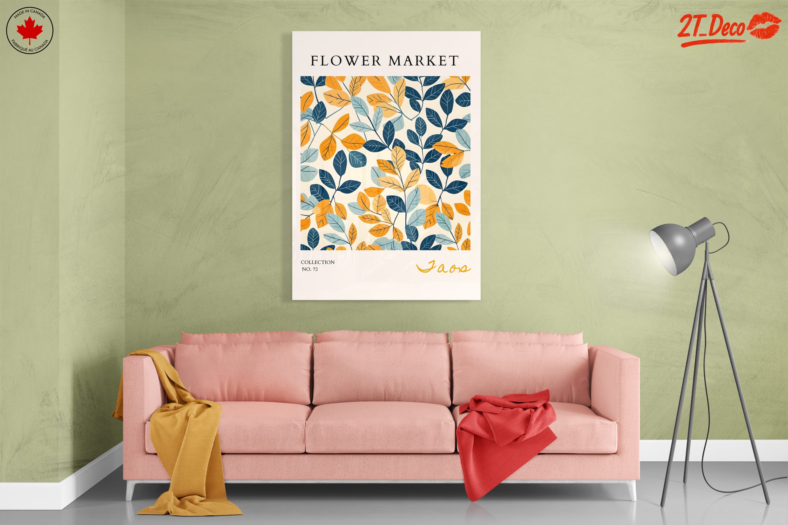 Botanical Leaf Artwork for Home Decor - Image 7